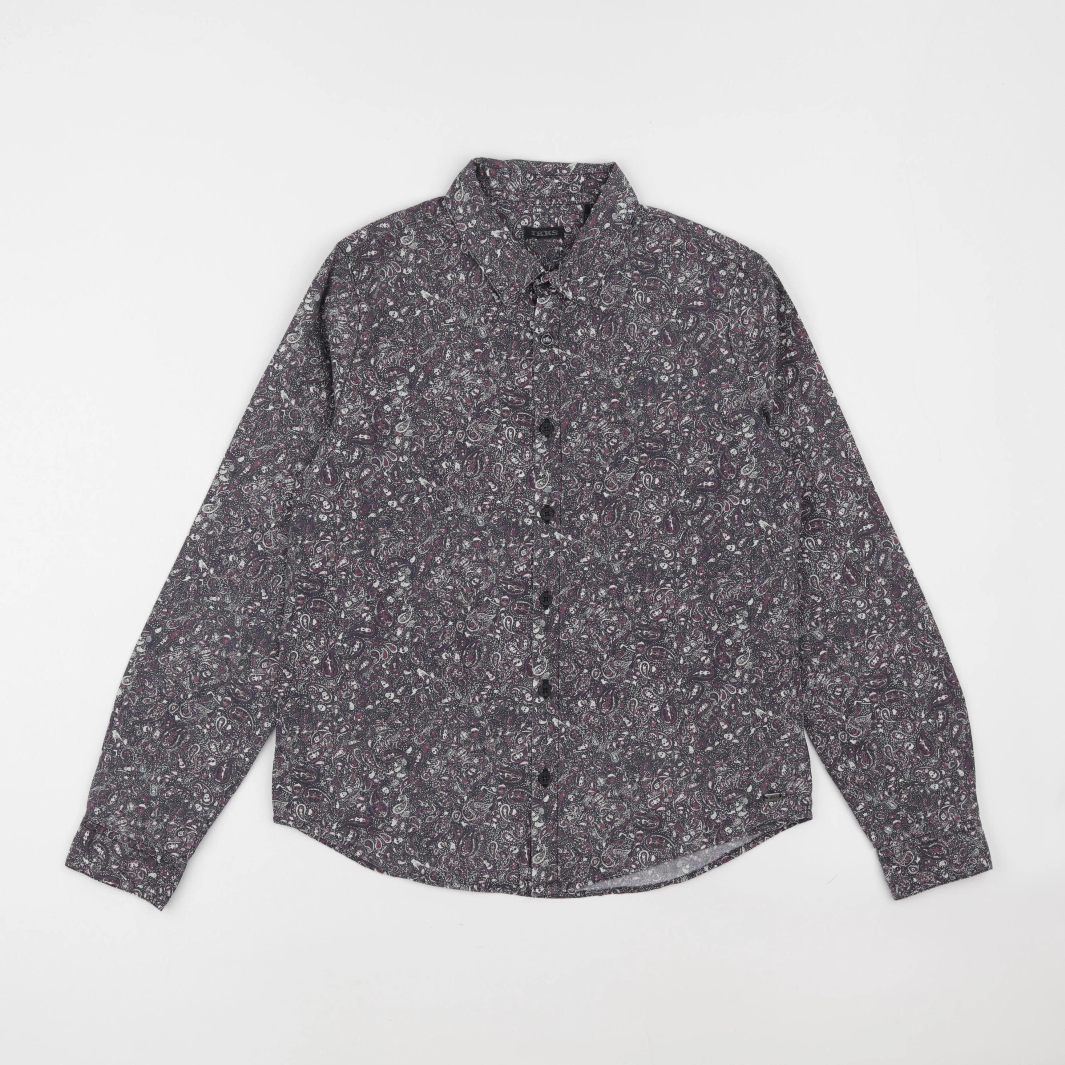 IKKS - chemise gris - 12 ans