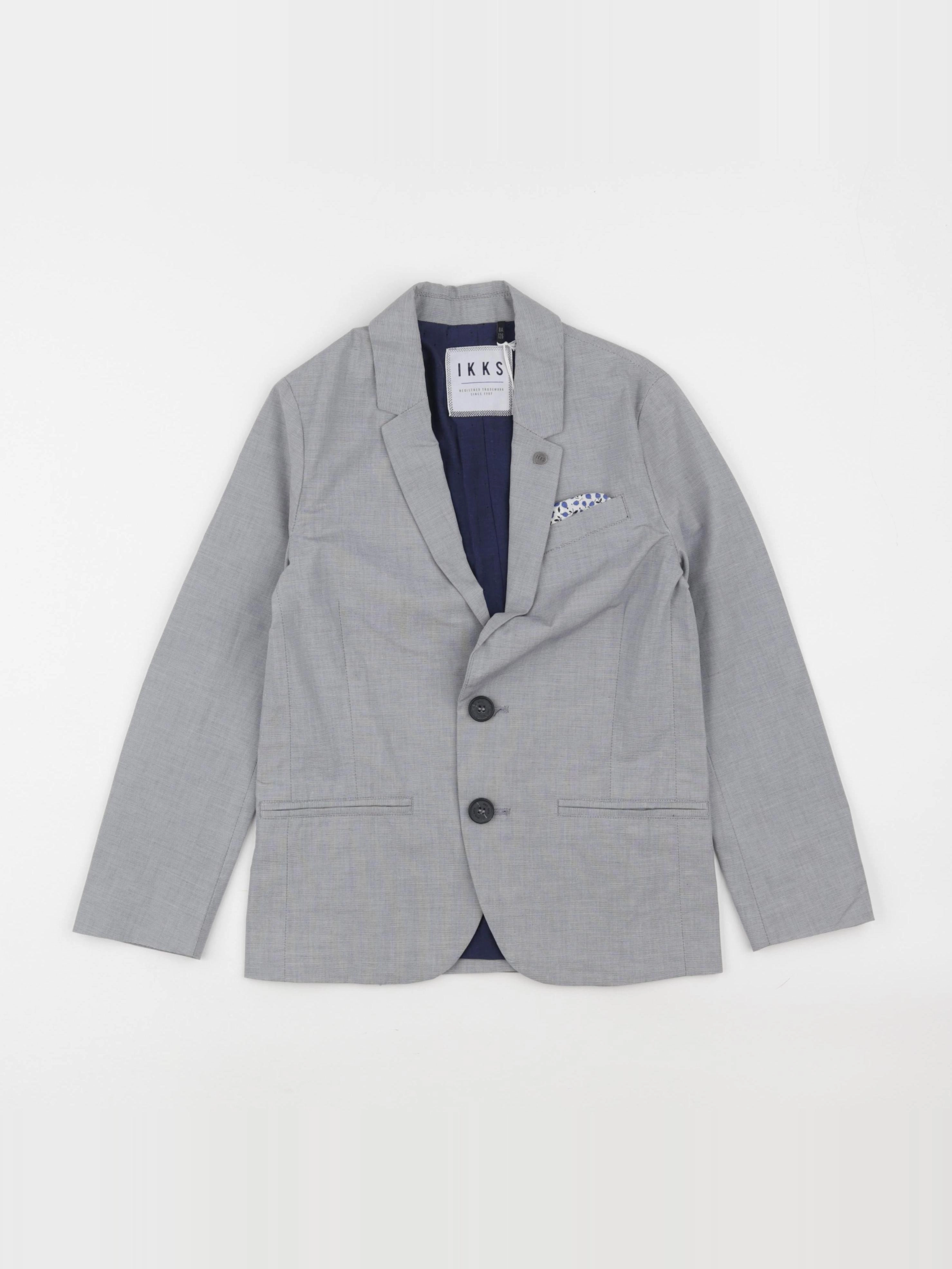 IKKS - veste gris - 8 ans