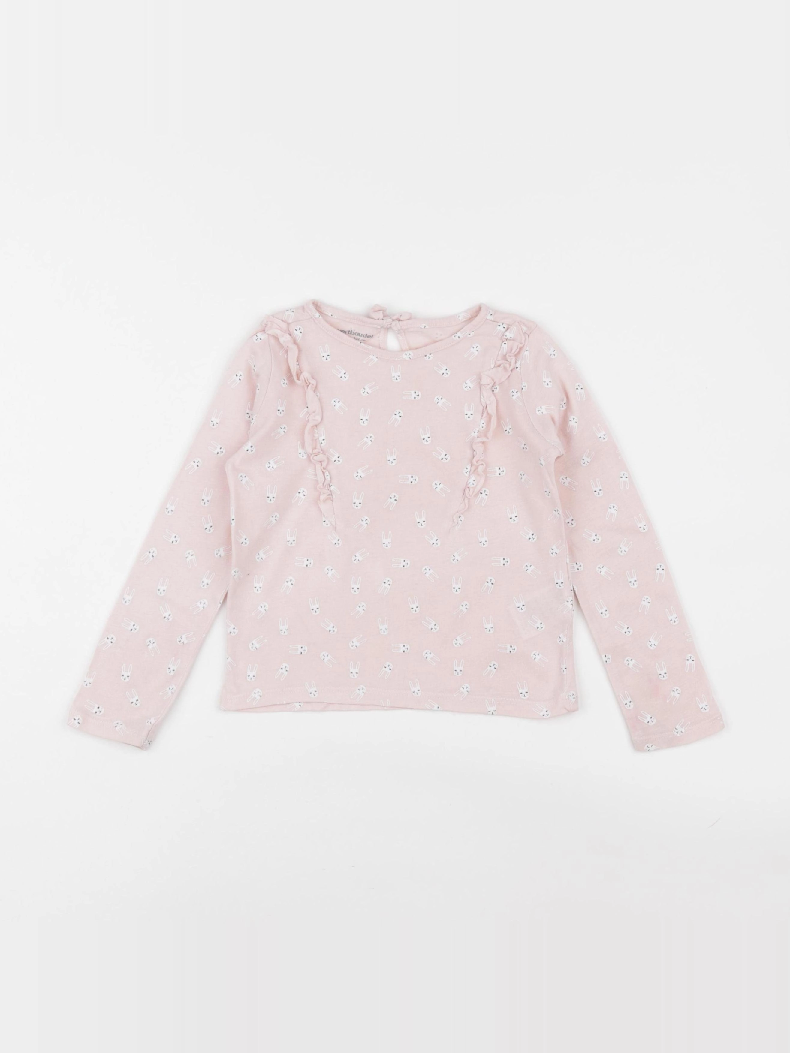 Vertbaudet - tee-shirt rose - 4 ans