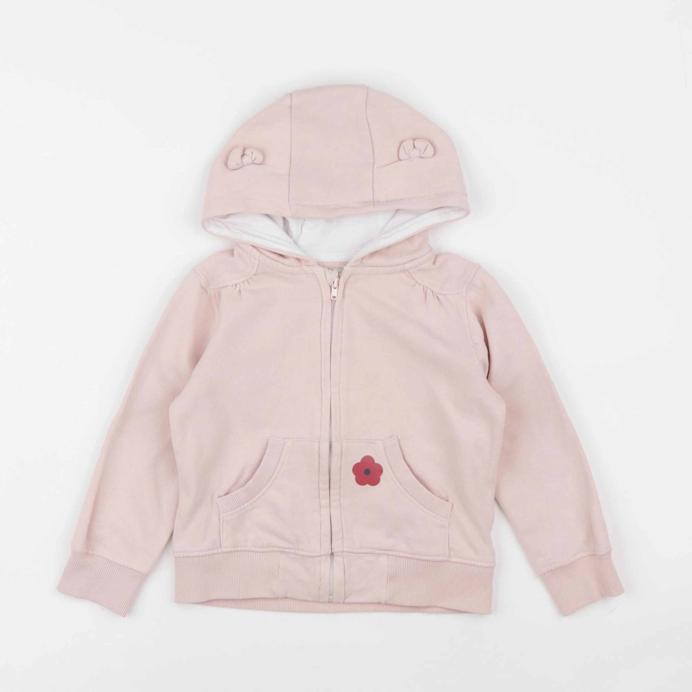 Vertbaudet - sweat rose - 4 ans