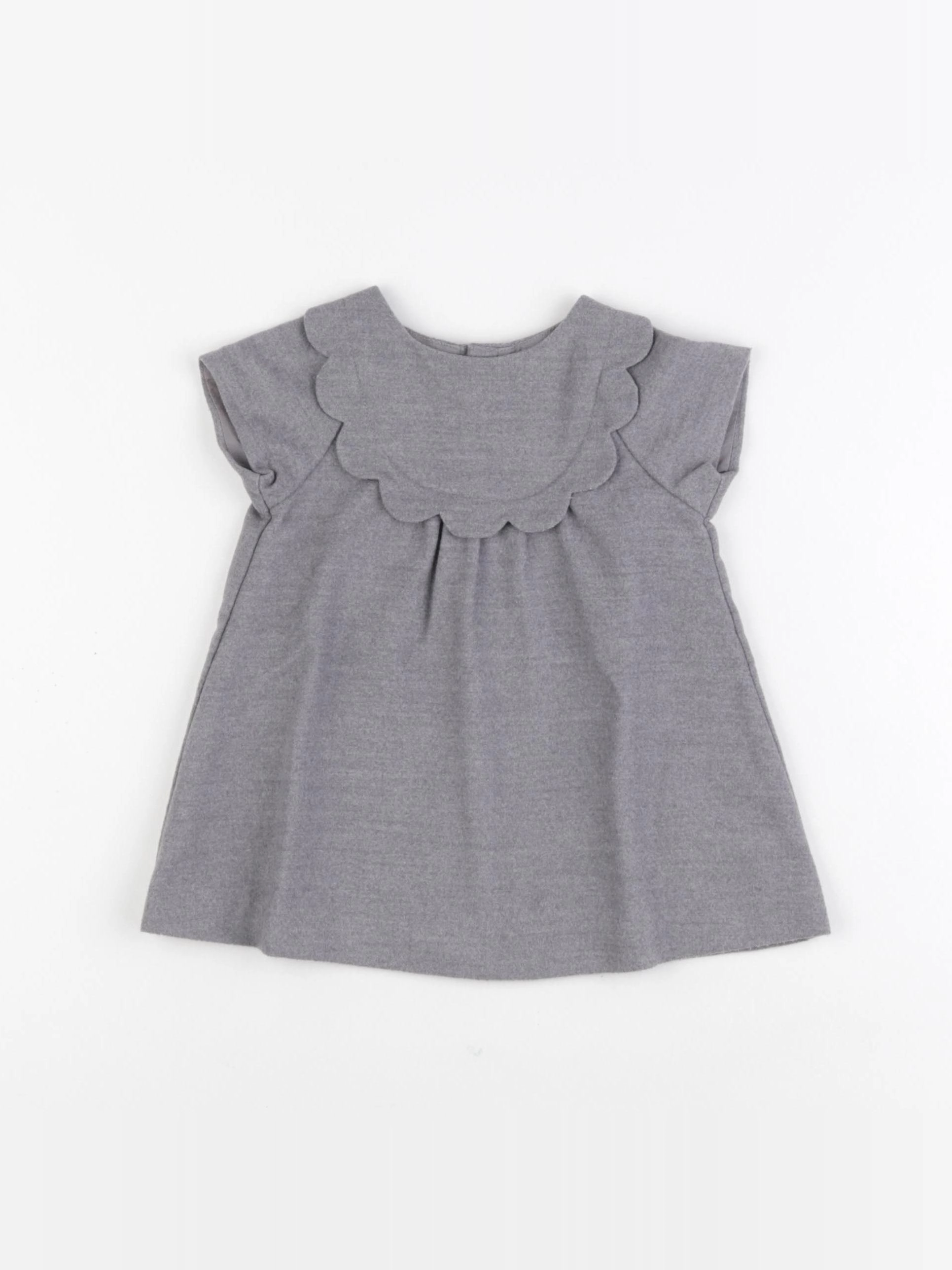 Jacadi - robe gris - 6 mois