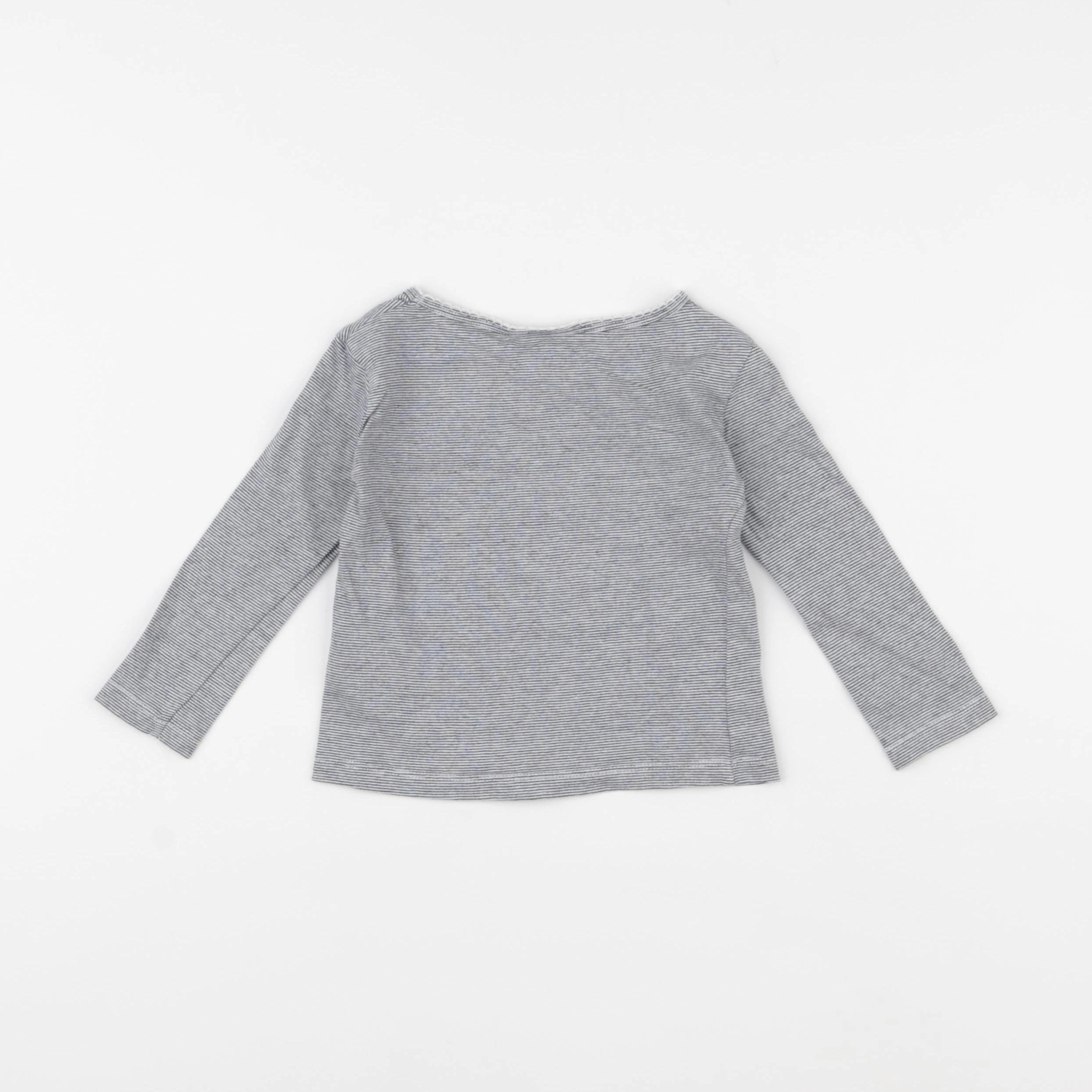 Vertbaudet - maillot de corps bleu - 2 ans