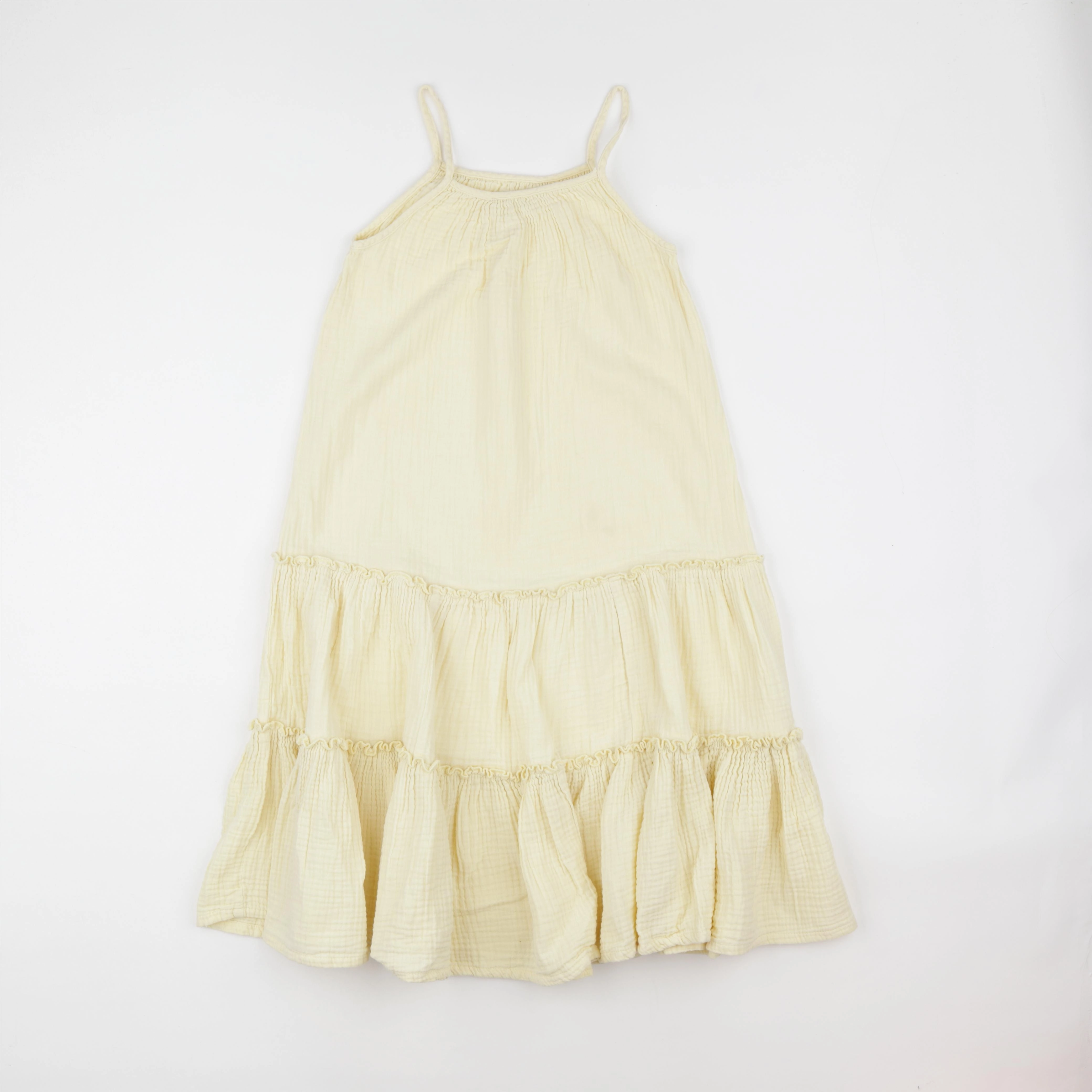 Vertbaudet - robe jaune - 7 ans