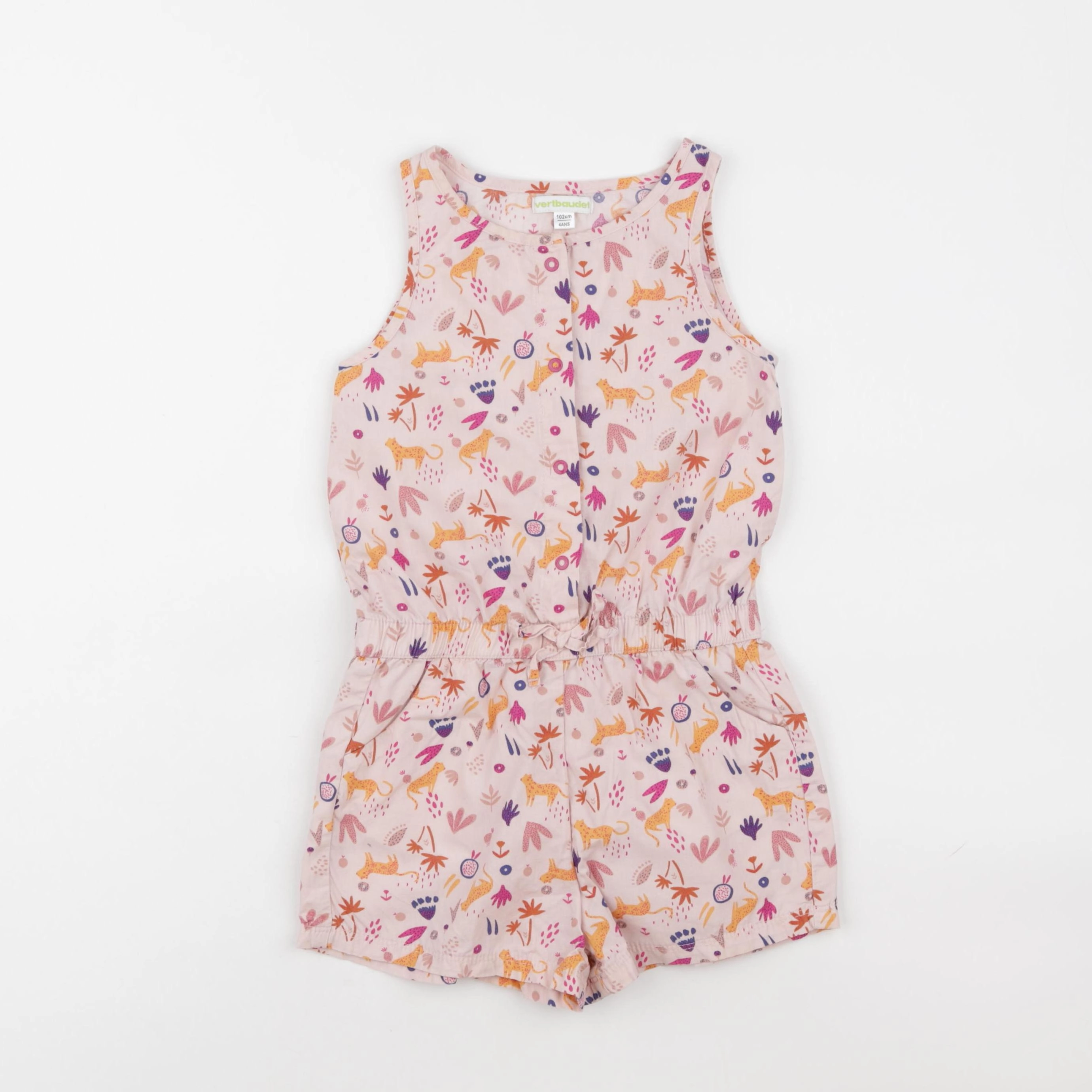 Vertbaudet - combinaison rose - 4 ans