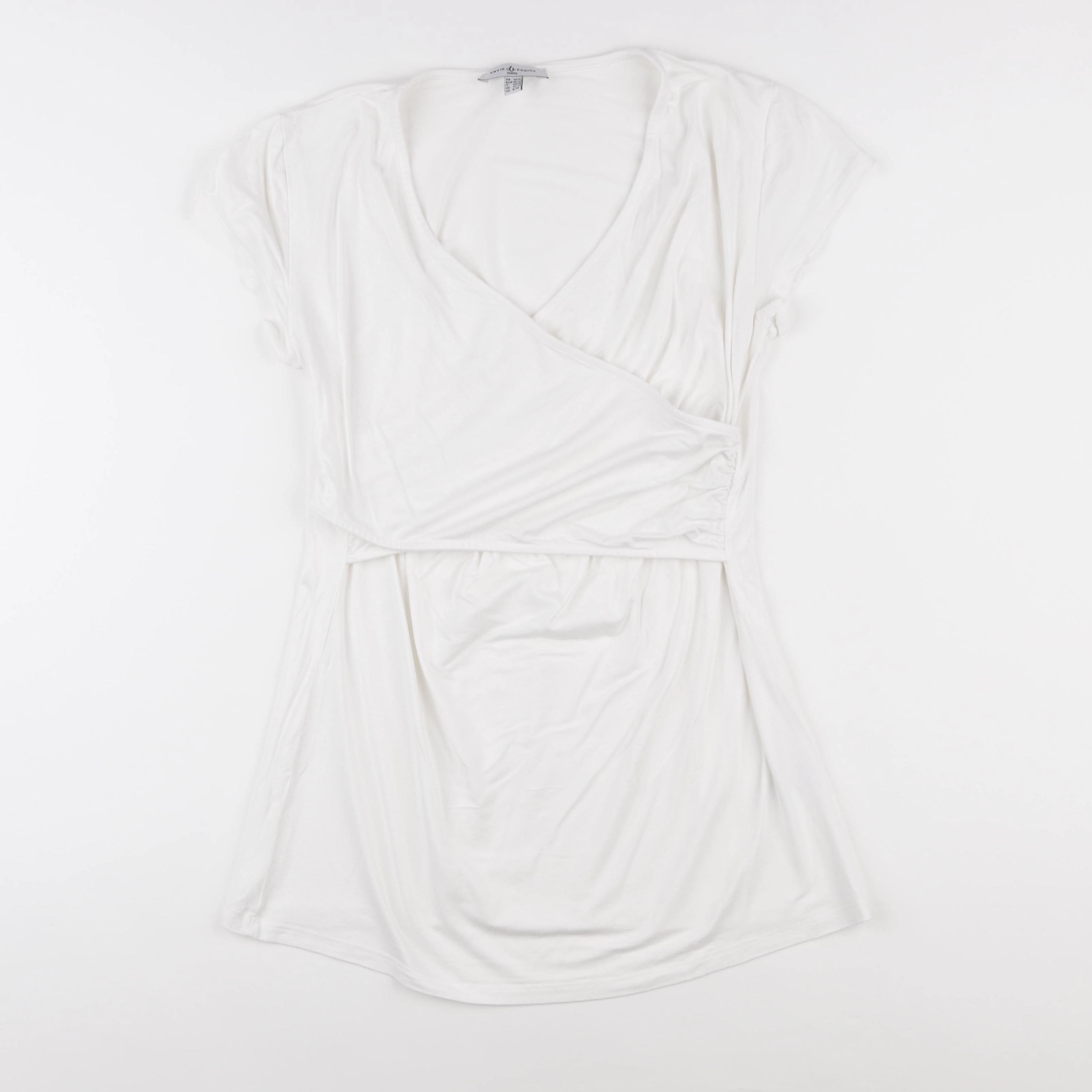 Envie de fraise - tee-shirt grossesse blanc - 40 à 42