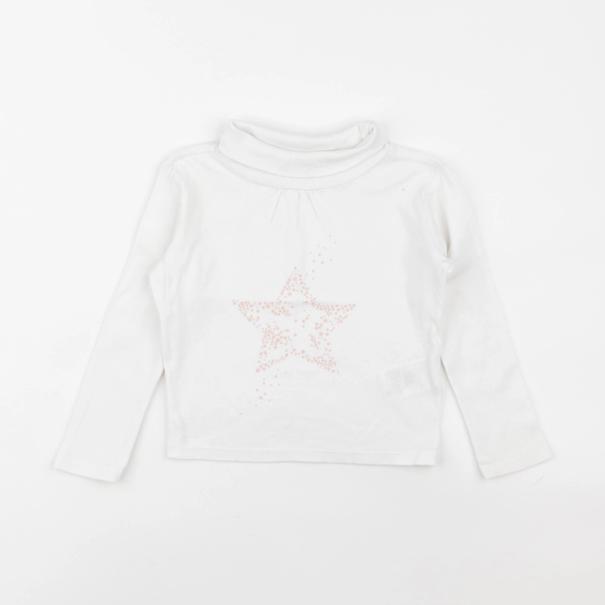 Vertbaudet - sous-pull blanc - 3 ans