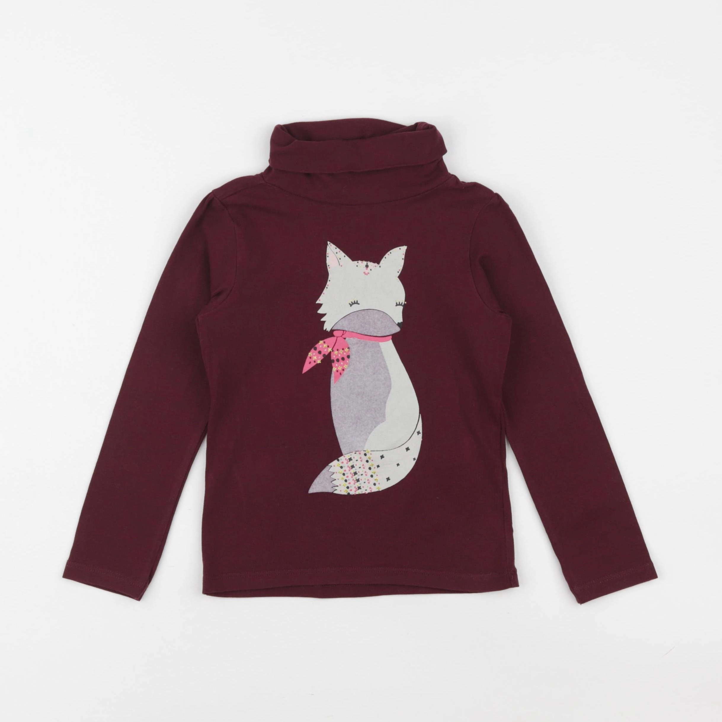 Vertbaudet - sous-pull rouge - 4 ans