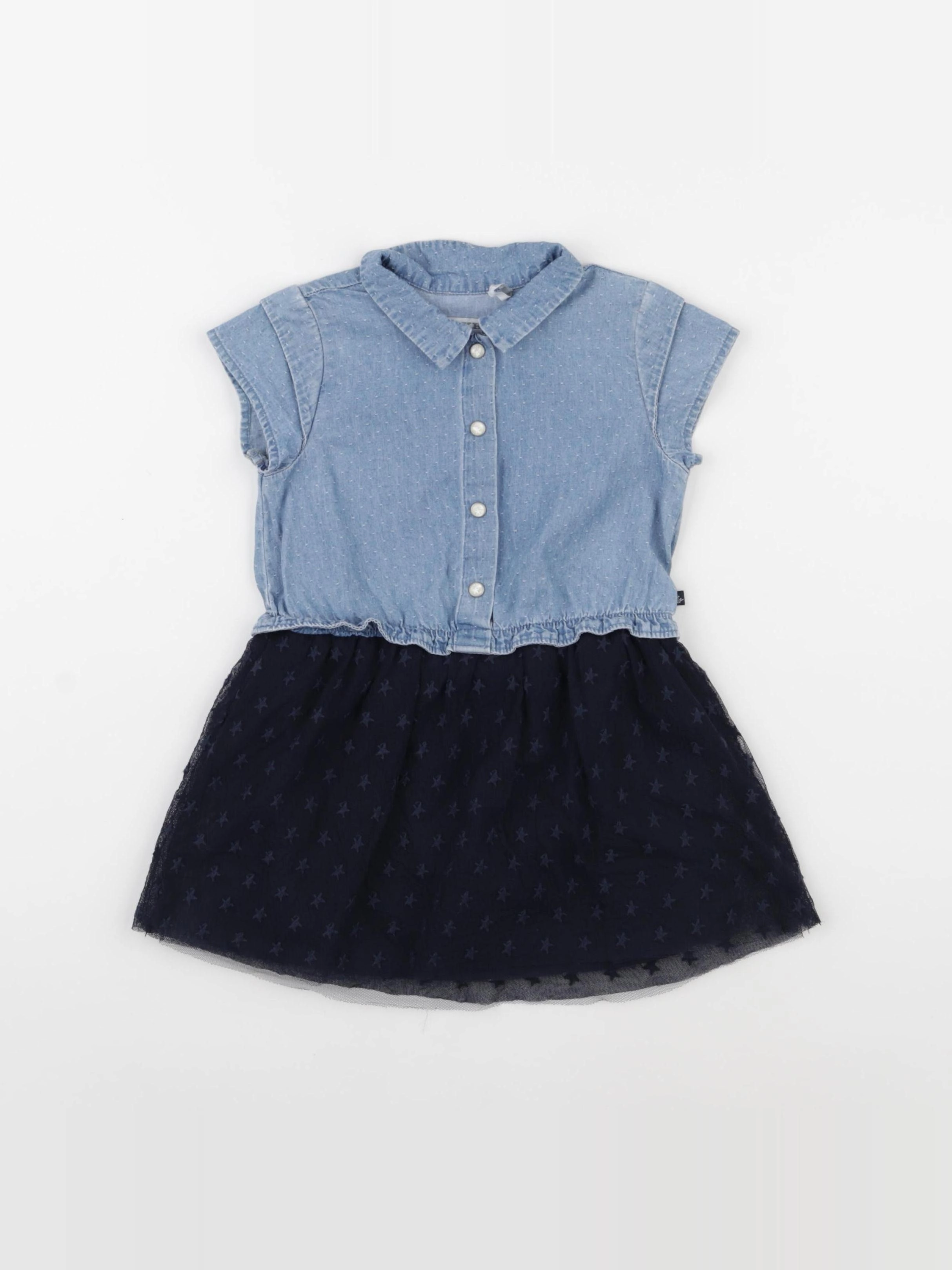IKKS - robe bleu - 18 mois