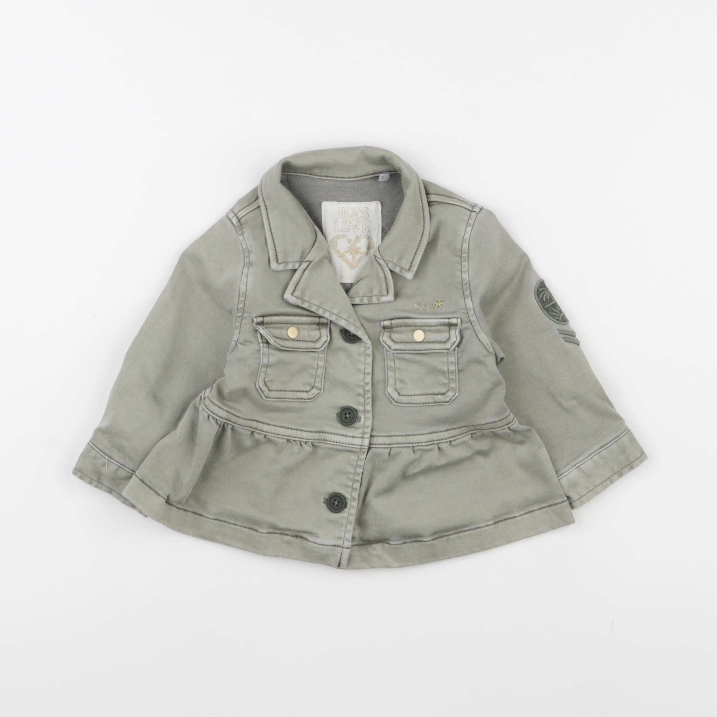 IKKS - veste vert - 12 mois