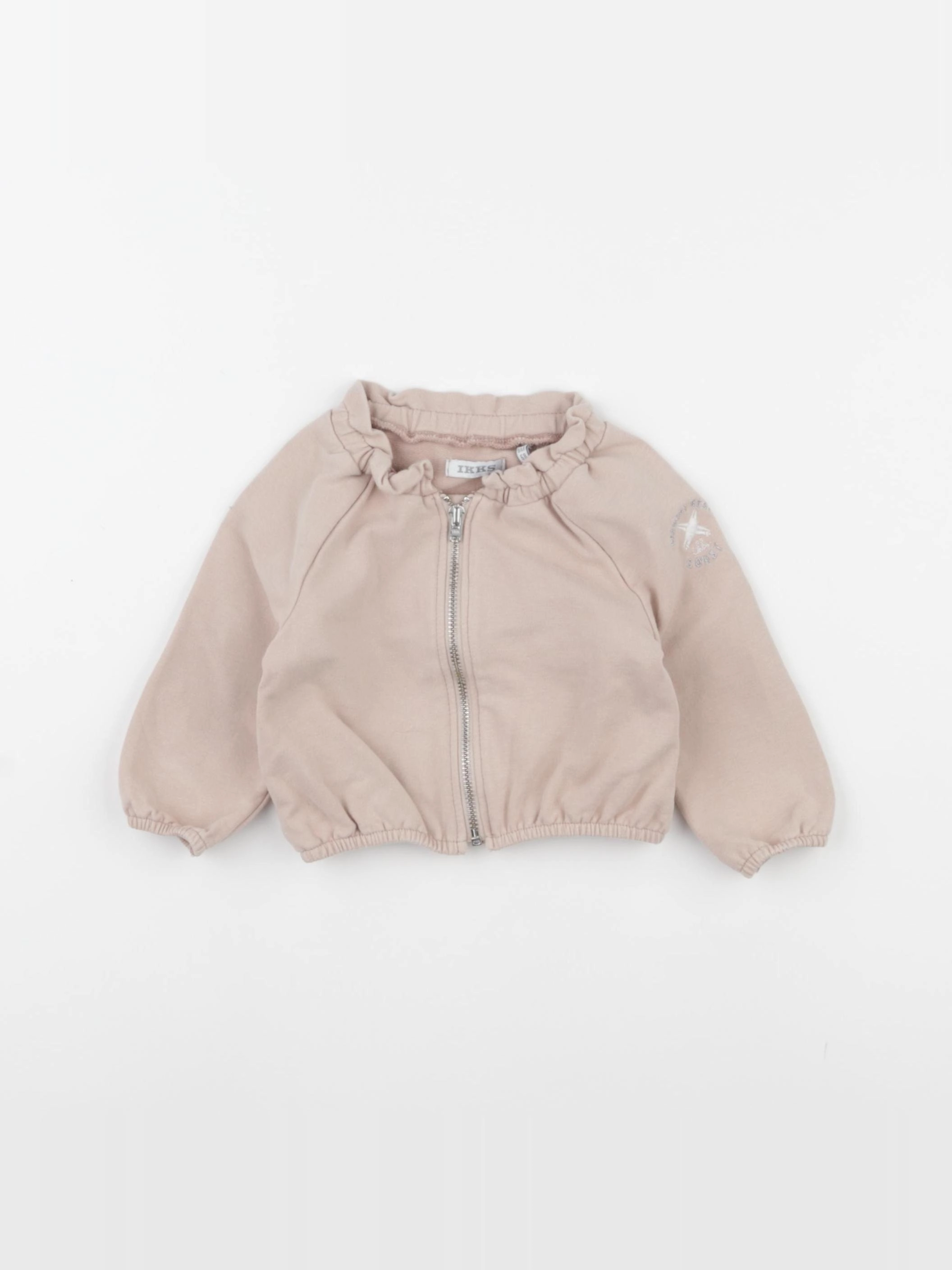 IKKS - sweat rose - 6 mois
