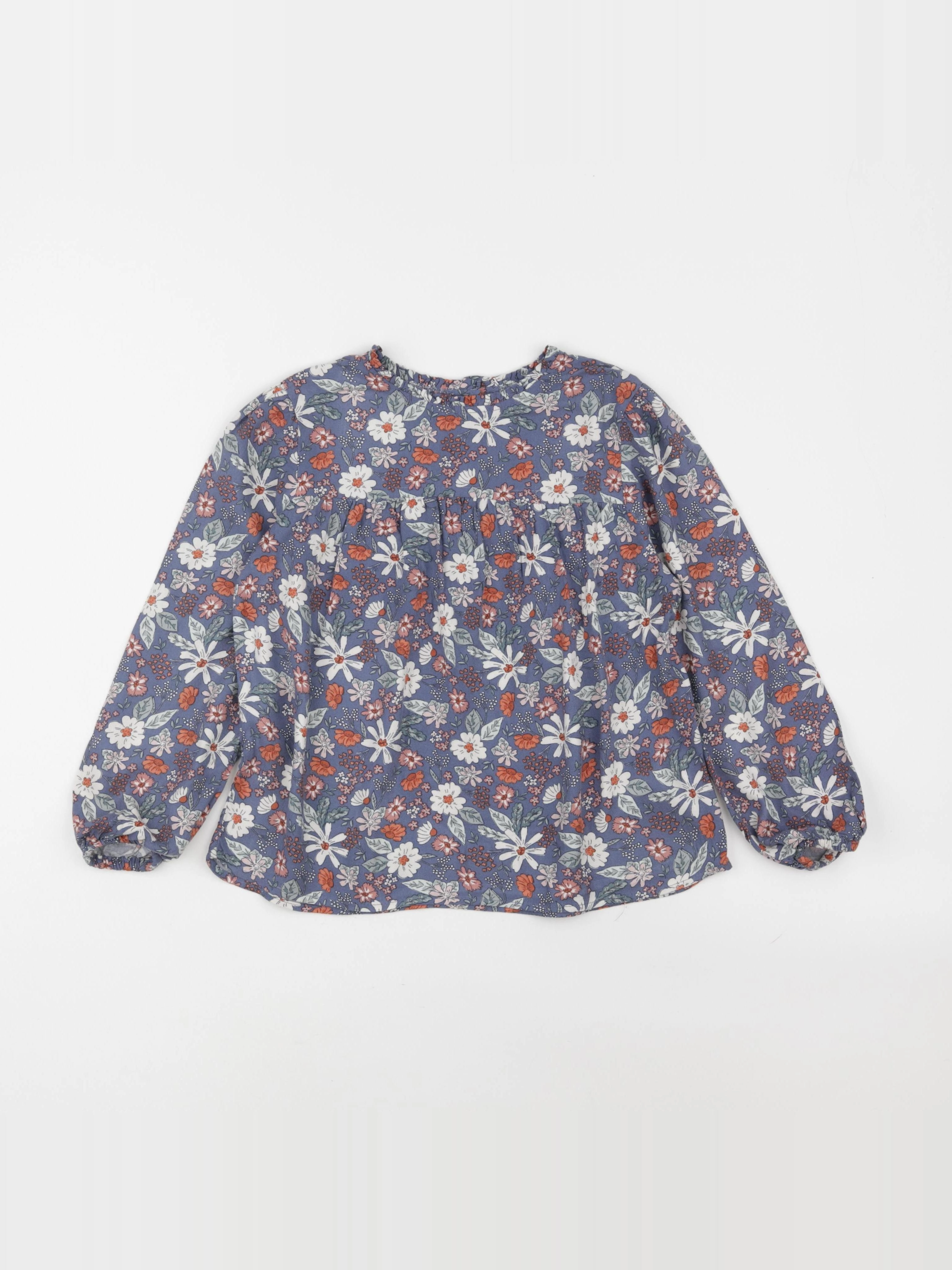 Vertbaudet - blouse bleu - 7 ans