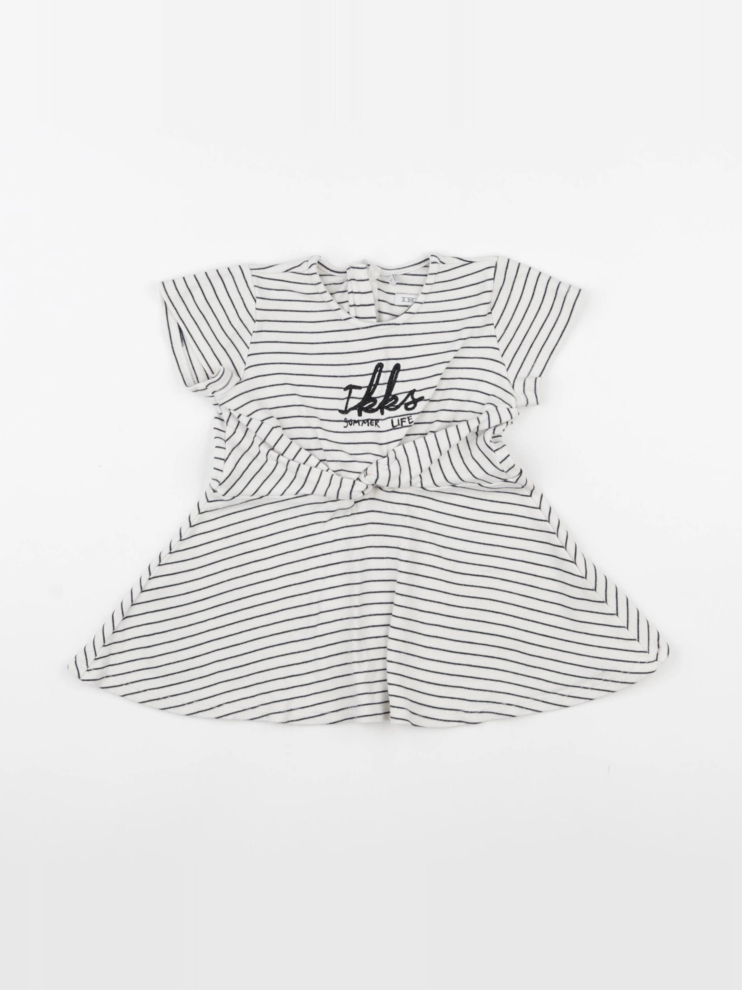 IKKS - robe blanc - 18 mois