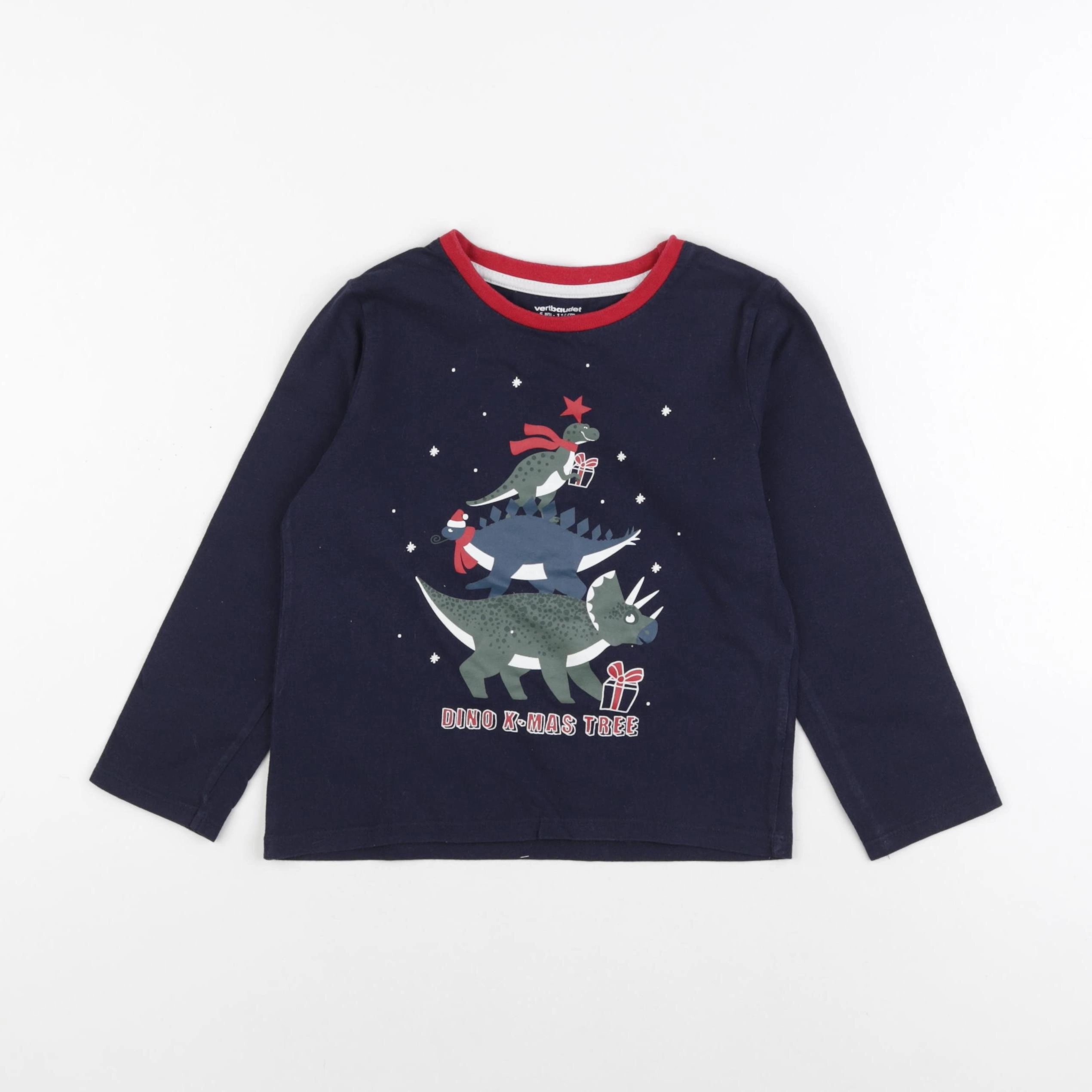 Vertbaudet - tee-shirt bleu - 5 ans