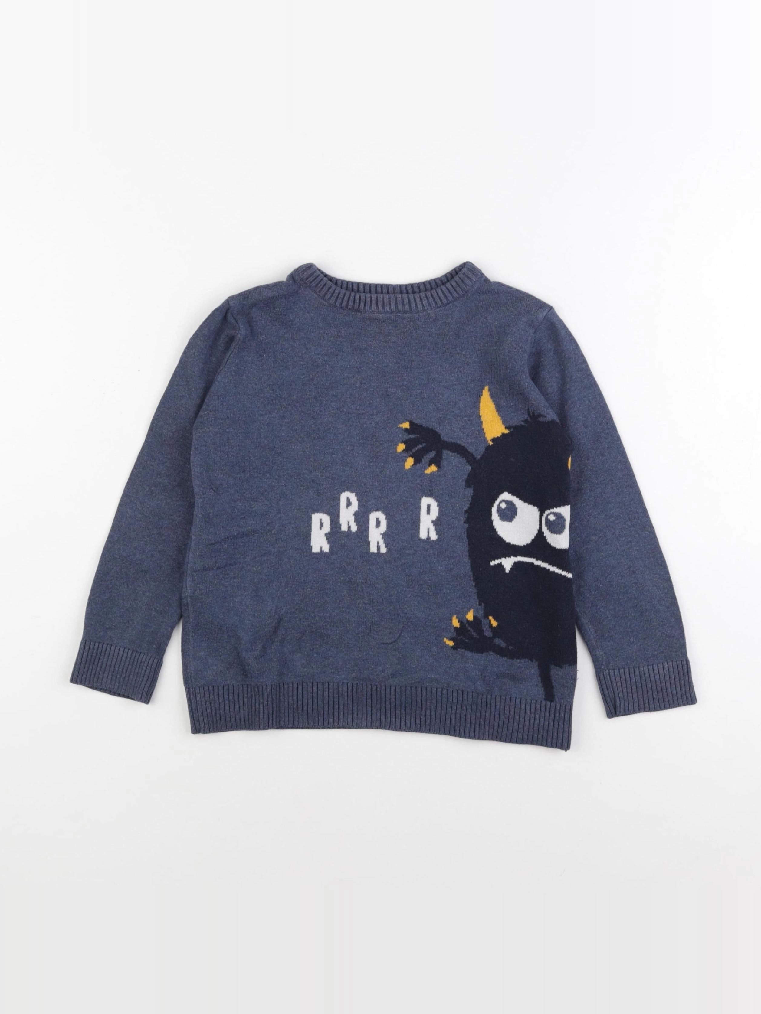 Vertbaudet - pull bleu - 5 ans