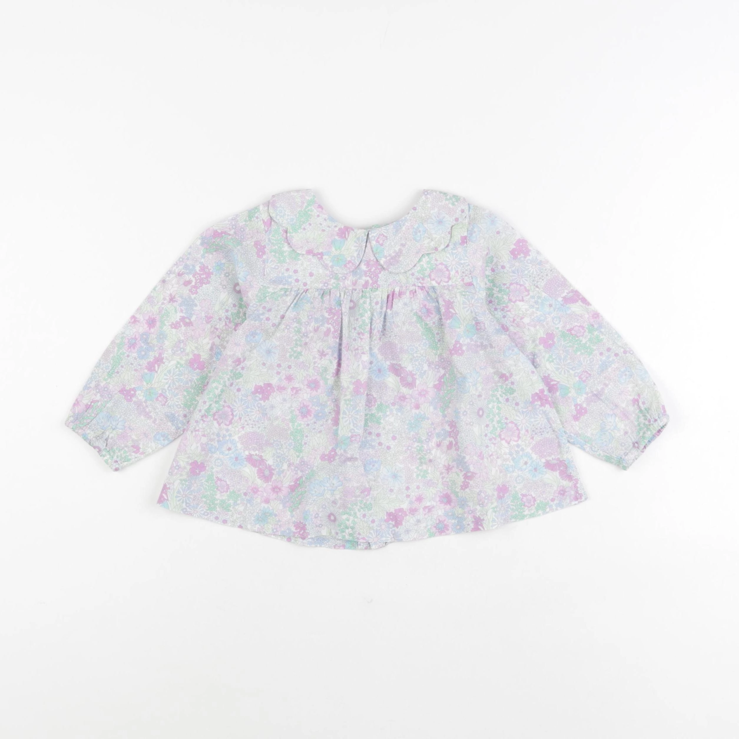 Jacadi - blouse liberty multicolore - 18 mois