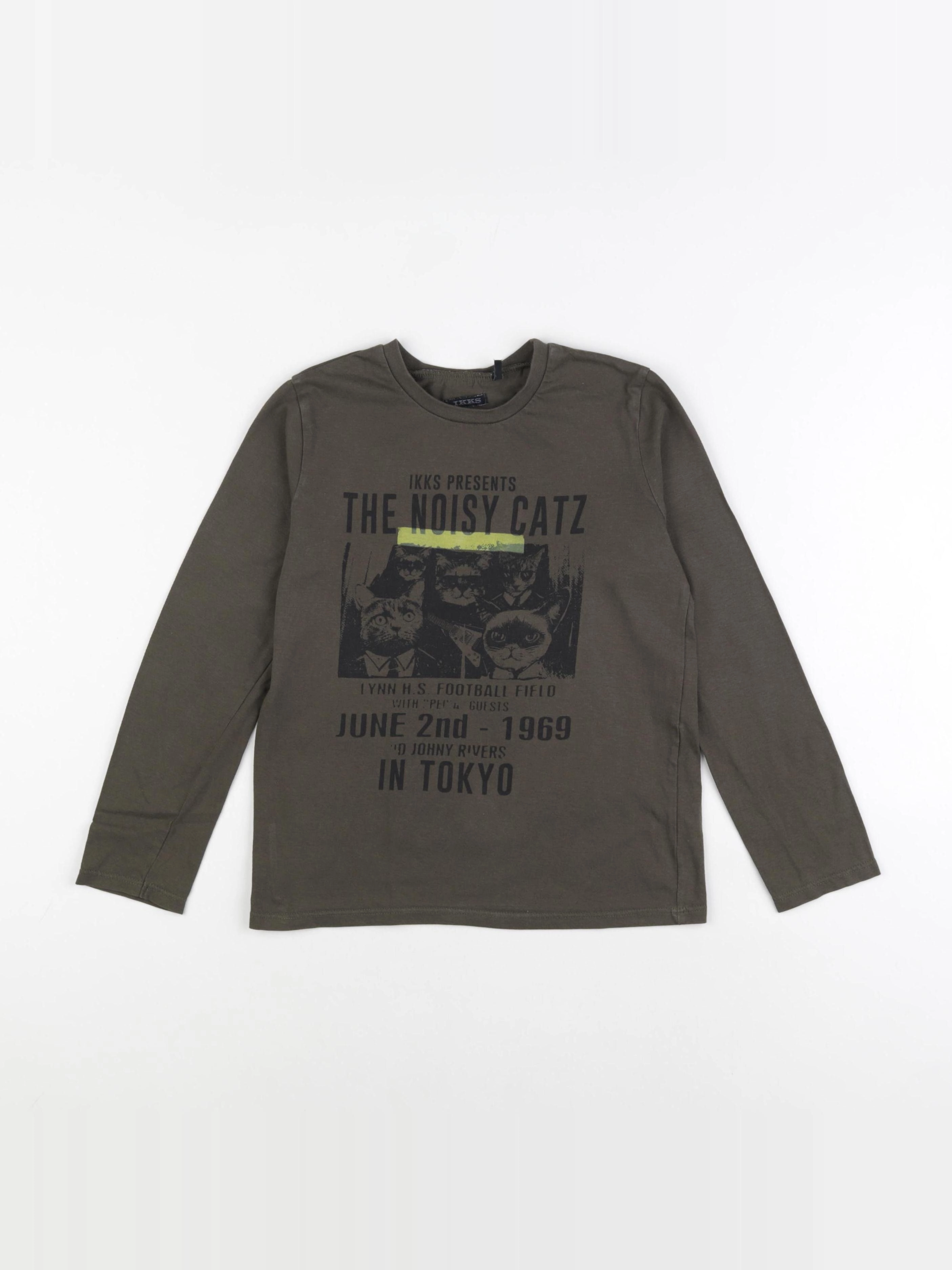 IKKS - tee-shirt vert - 8 ans