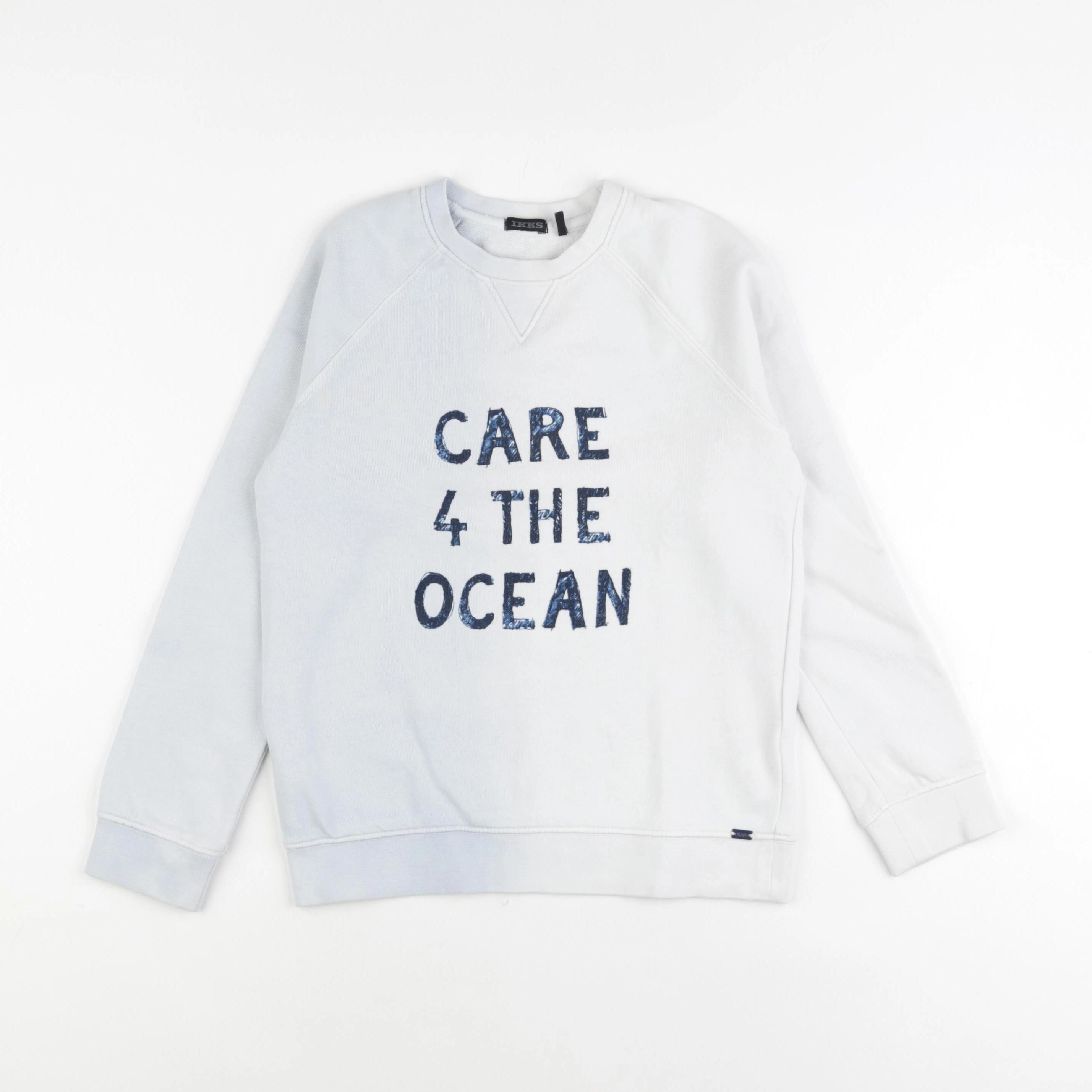 IKKS - sweat bleu - 8 ans