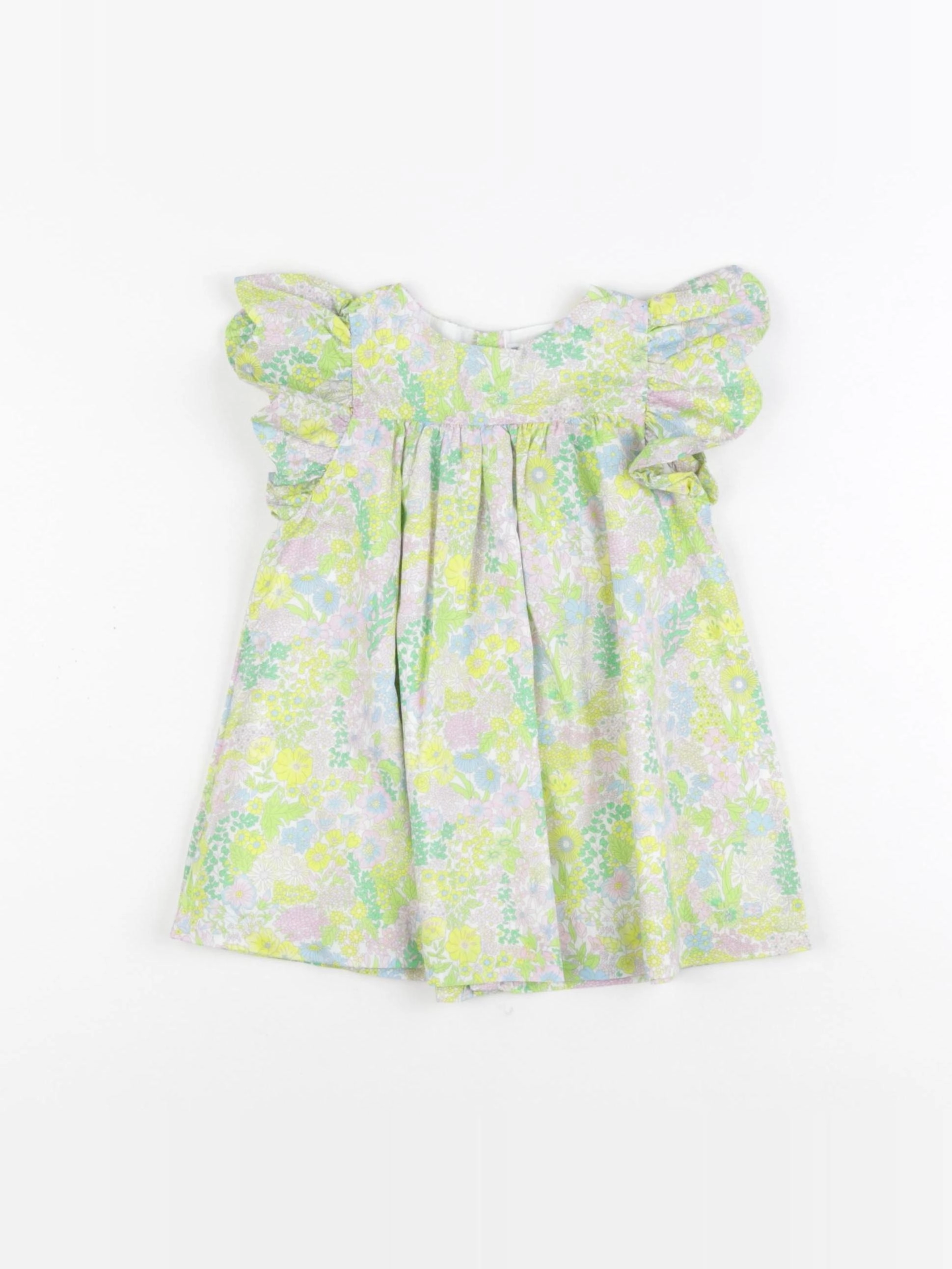 Jacadi - robe liberty multicolore - 12 mois