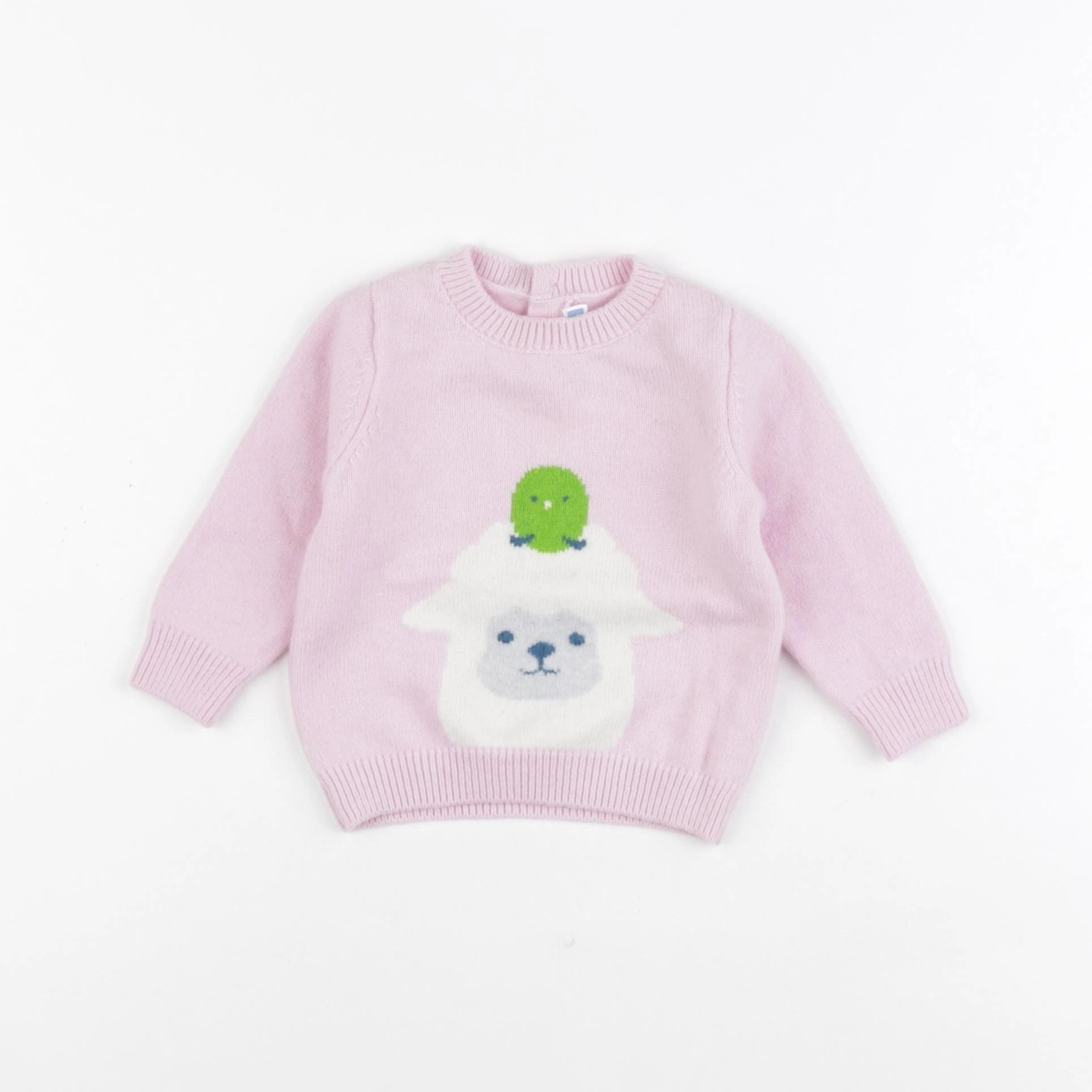 Jacadi - pull rose - 6 mois