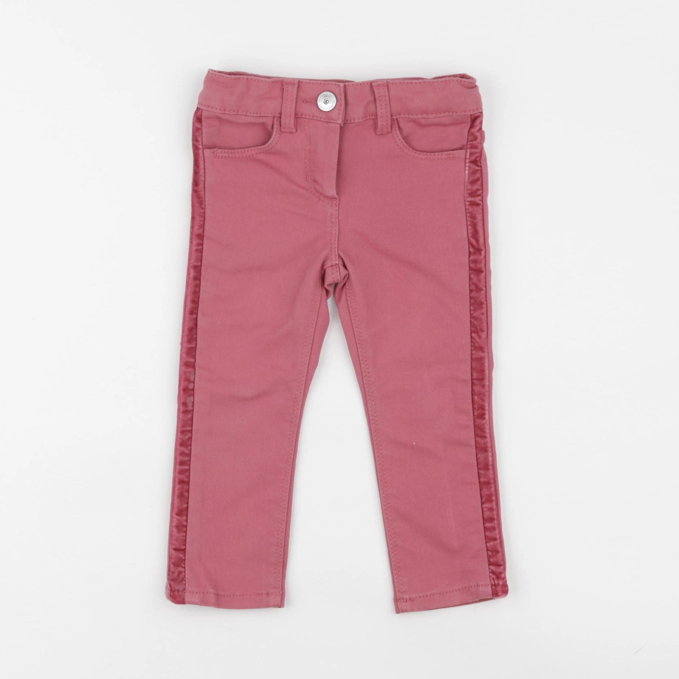 Vertbaudet - pantalon rose - 2 ans