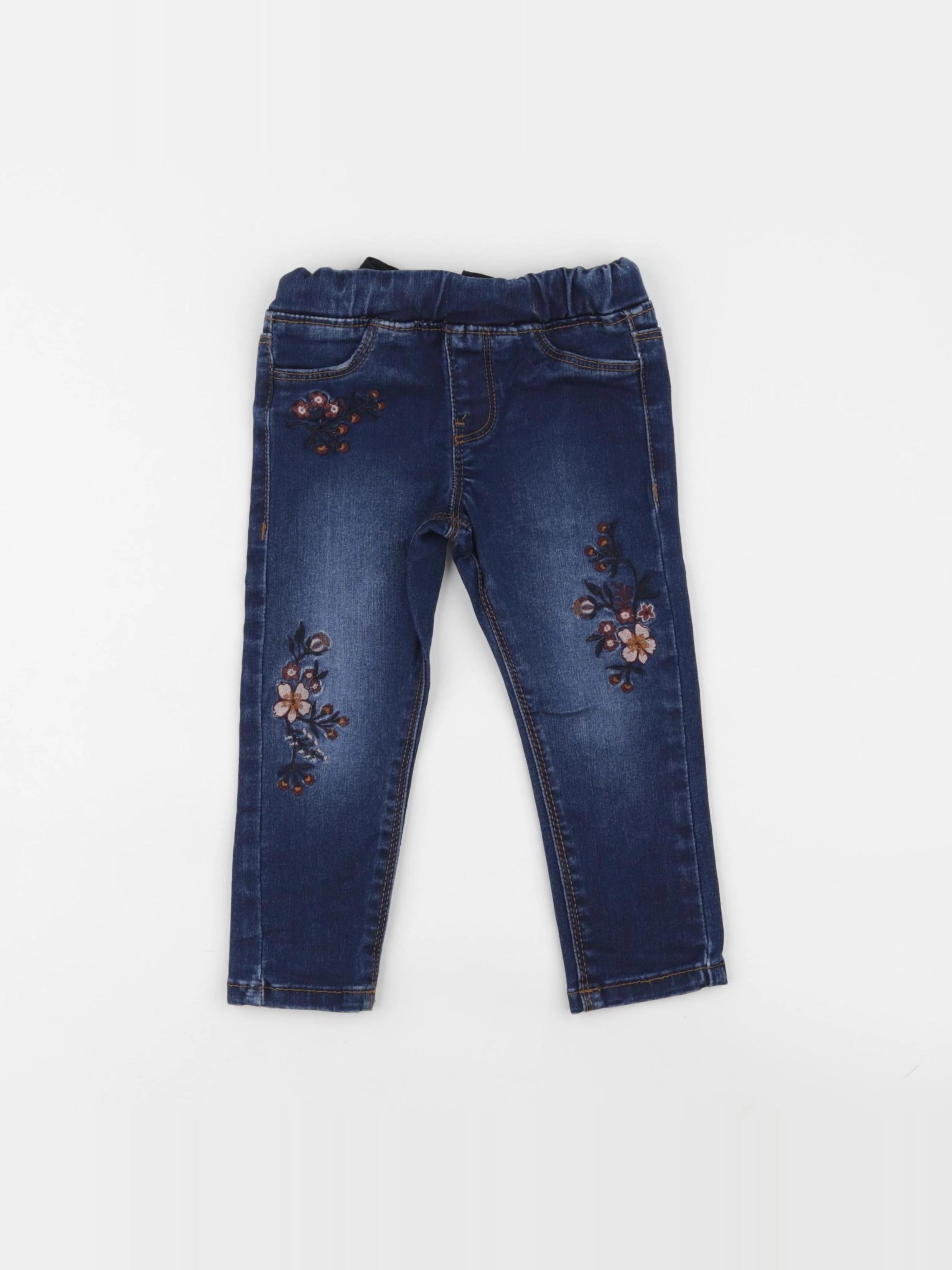 Vertbaudet - jegging bleu - 2 ans