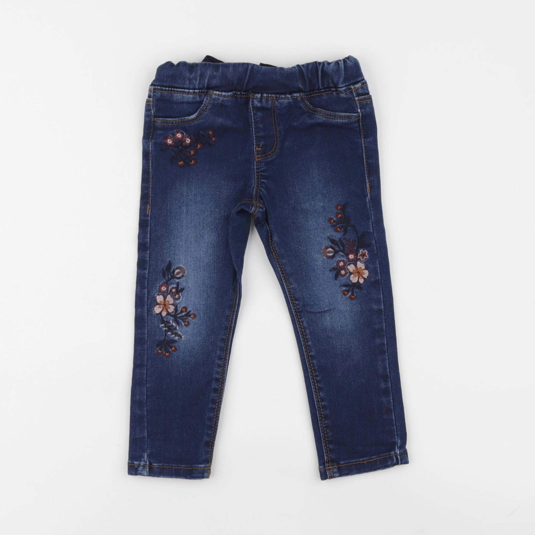 Vertbaudet - jegging bleu - 2 ans