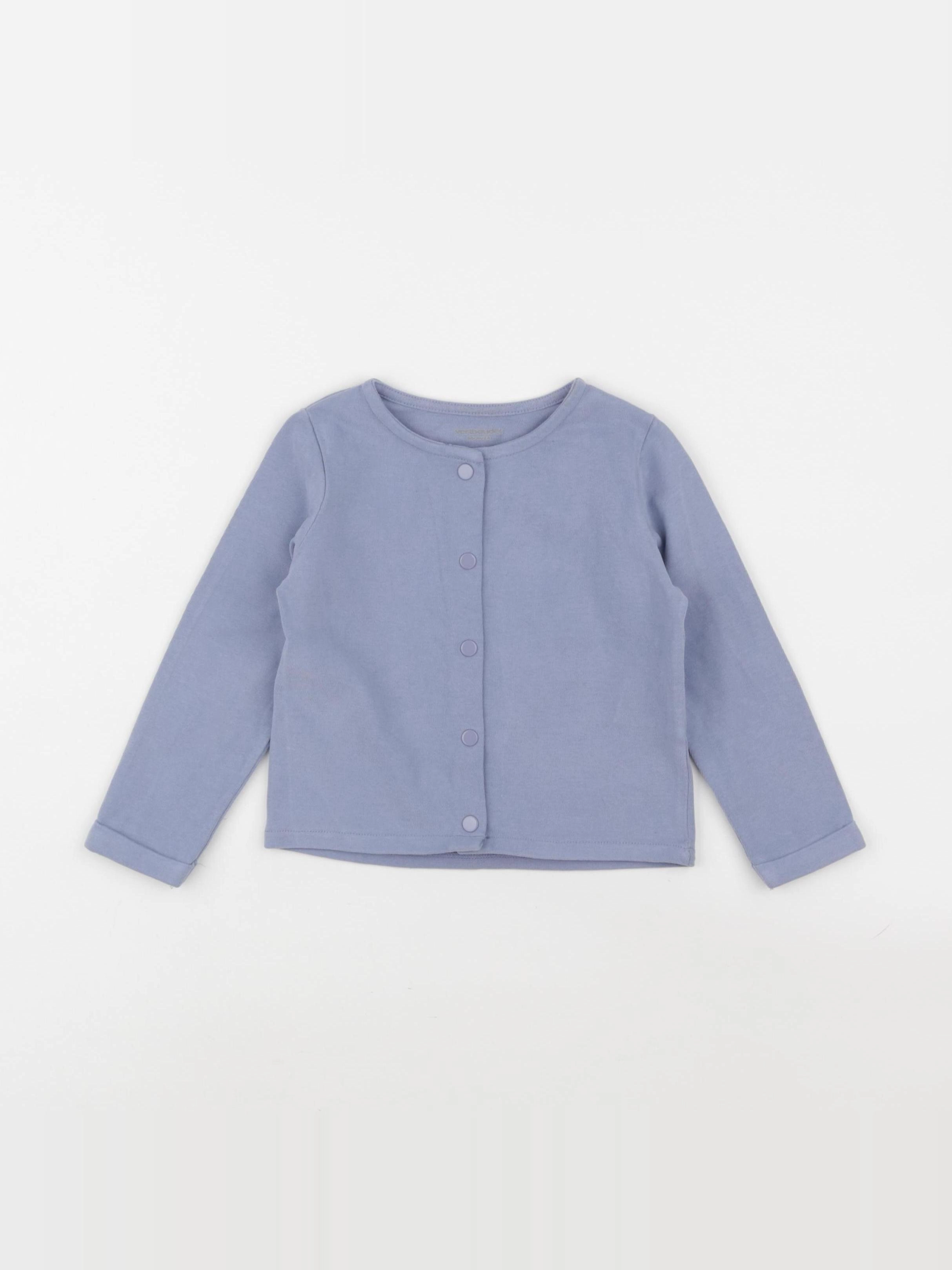 Vertbaudet - sweat bleu - 2 ans