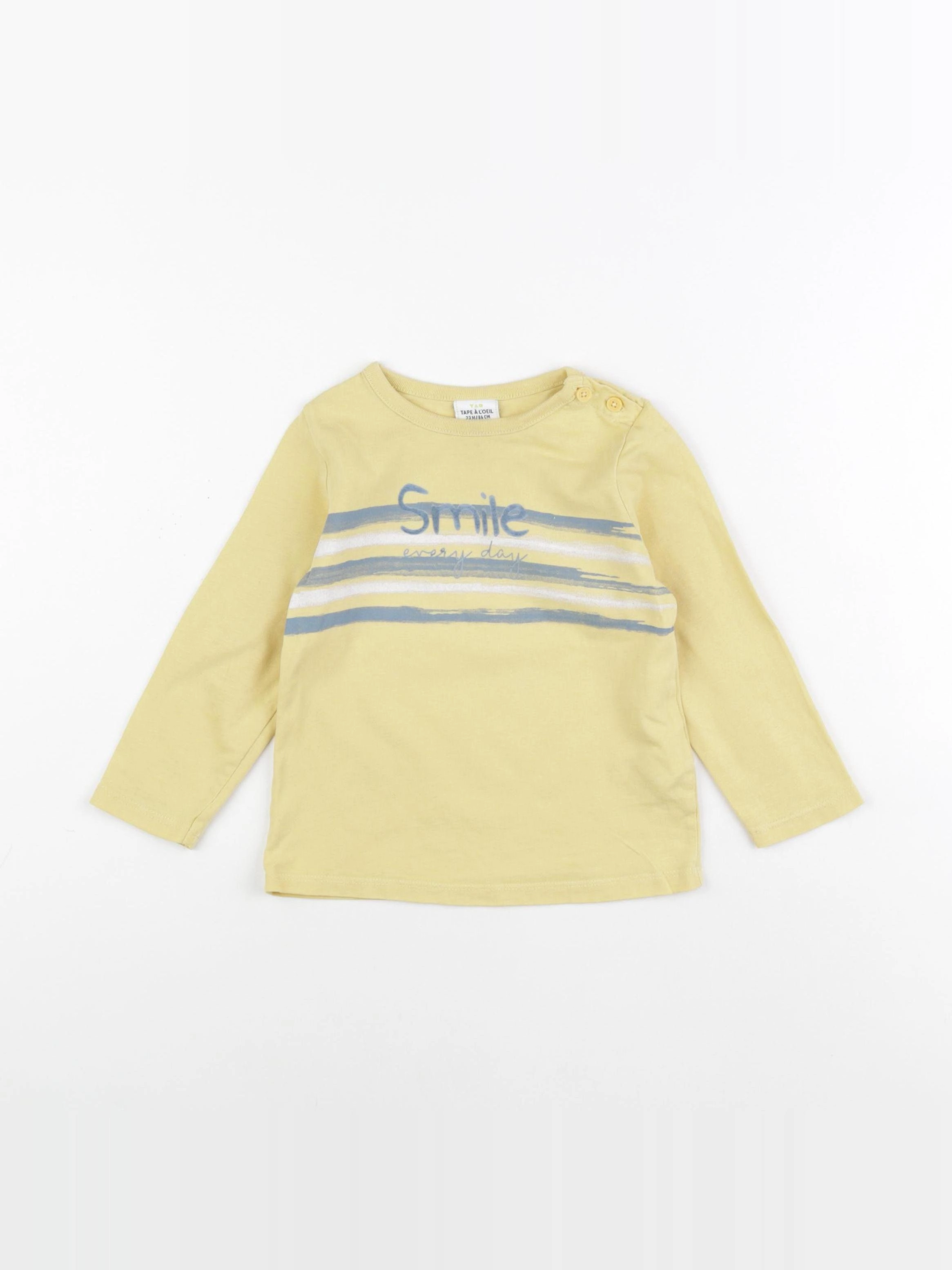 Tape à l'oeil - tee-shirt jaune - 24 mois