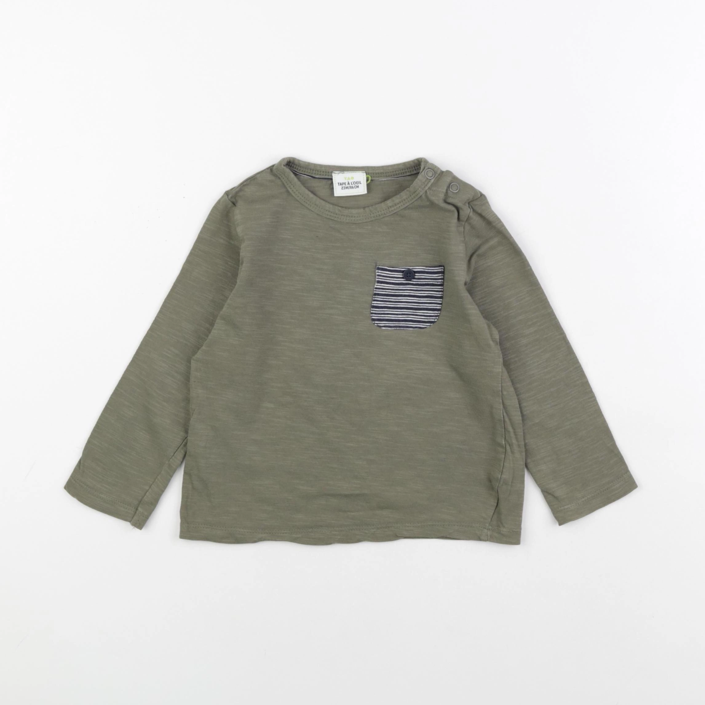 Tape à l'oeil - tee-shirt vert - 24 mois