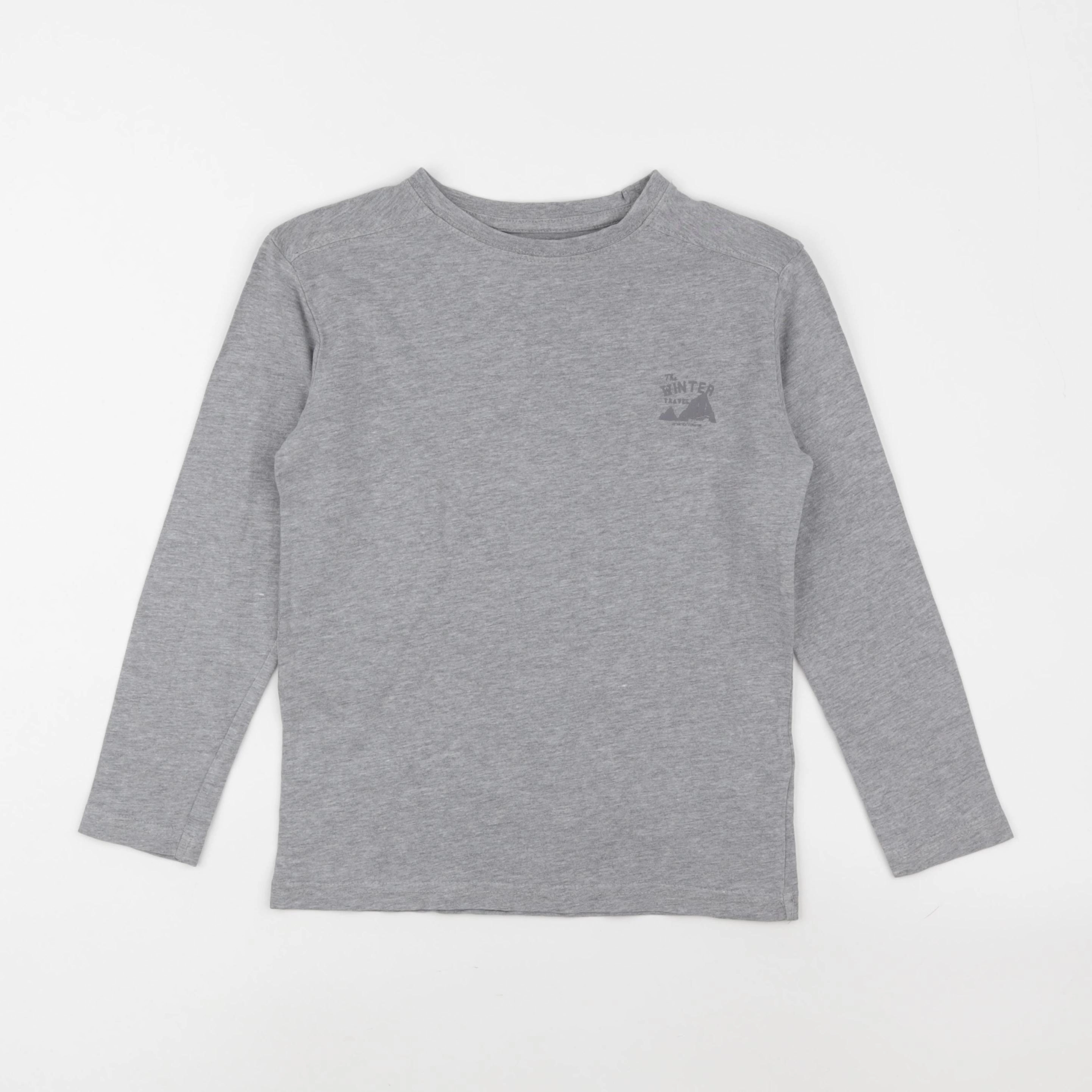 Vertbaudet - tee-shirt gris - 8 ans