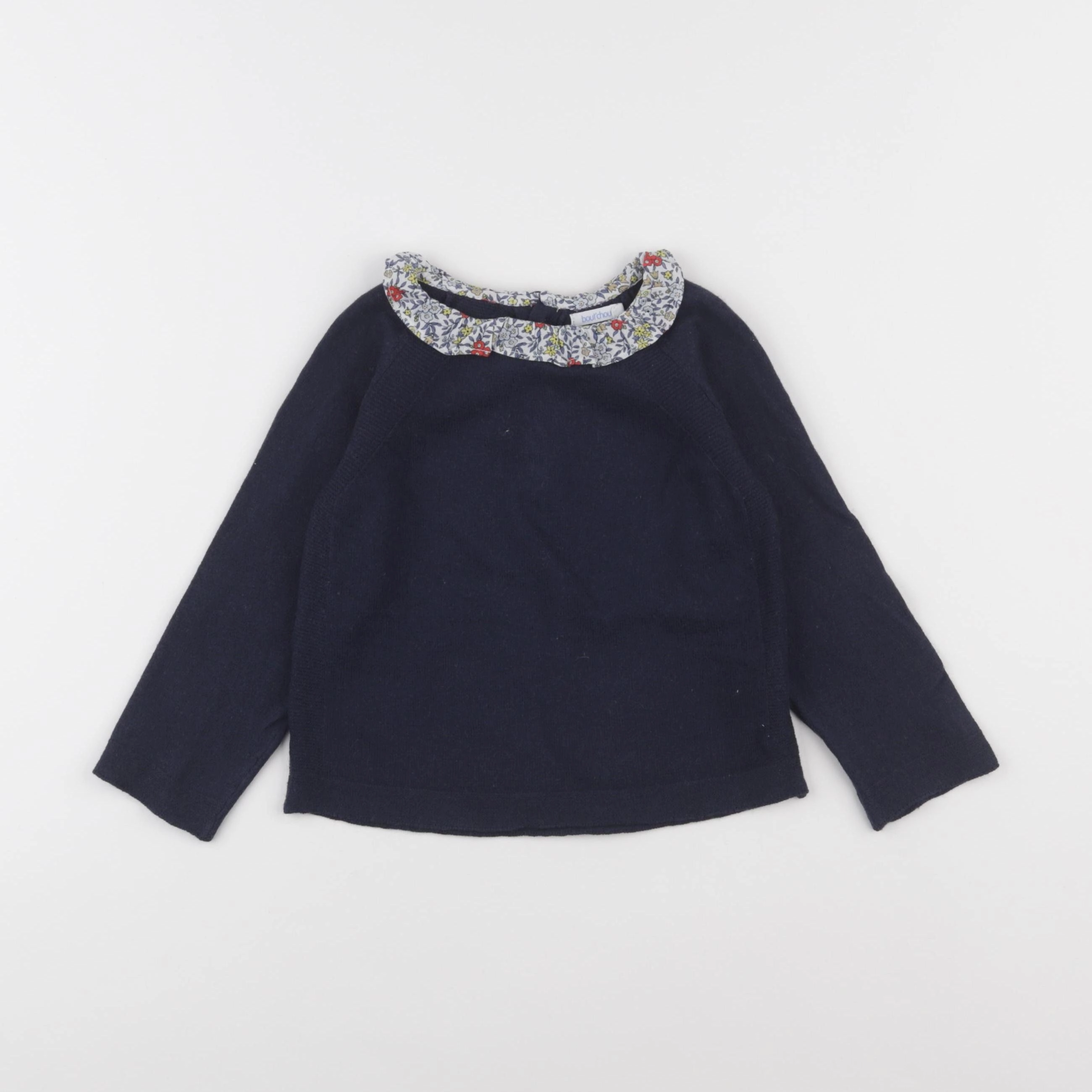 Boutchou - pull bleu - 36 mois