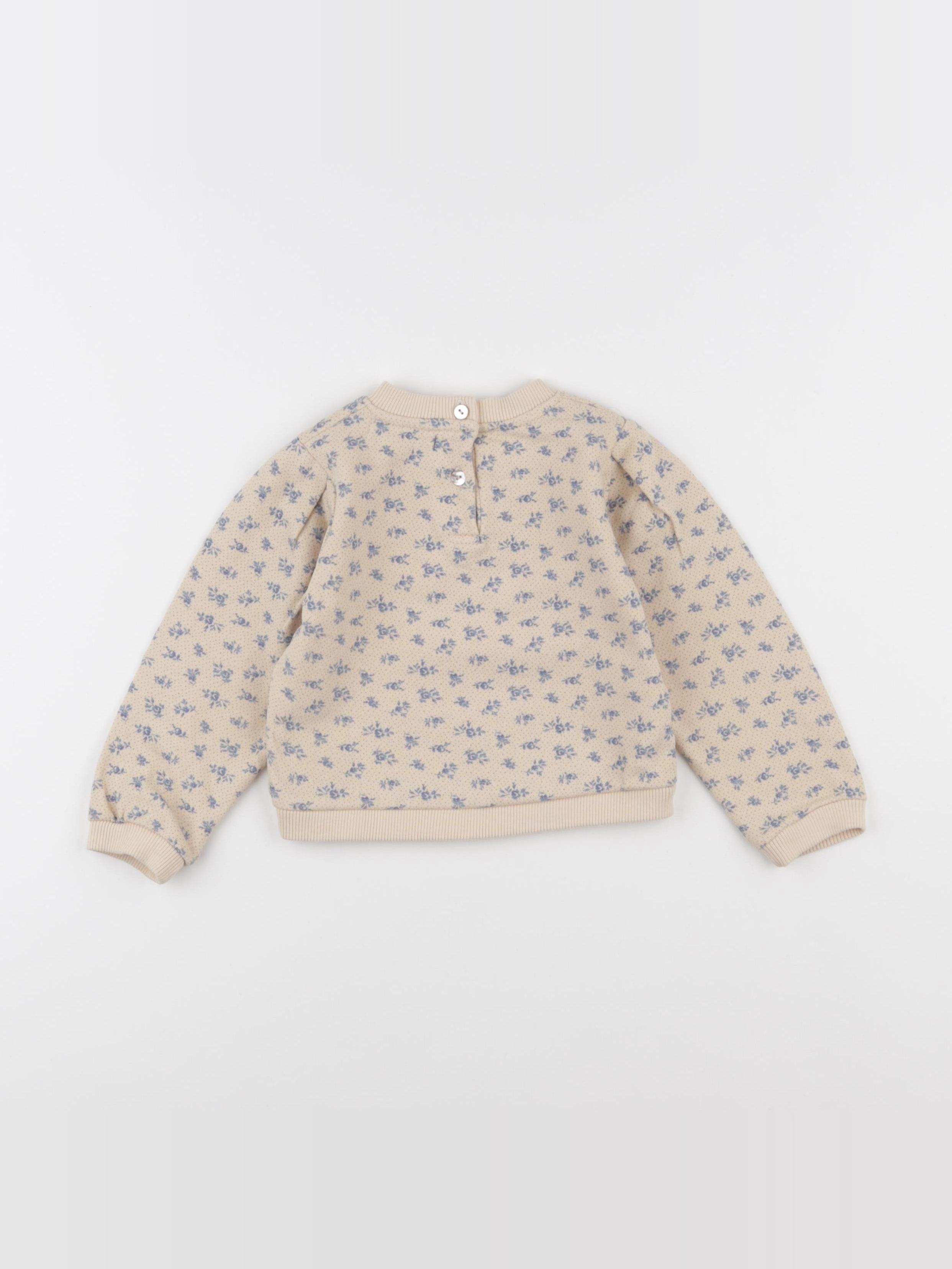 Emile et Ida - sweat beige - 18 mois