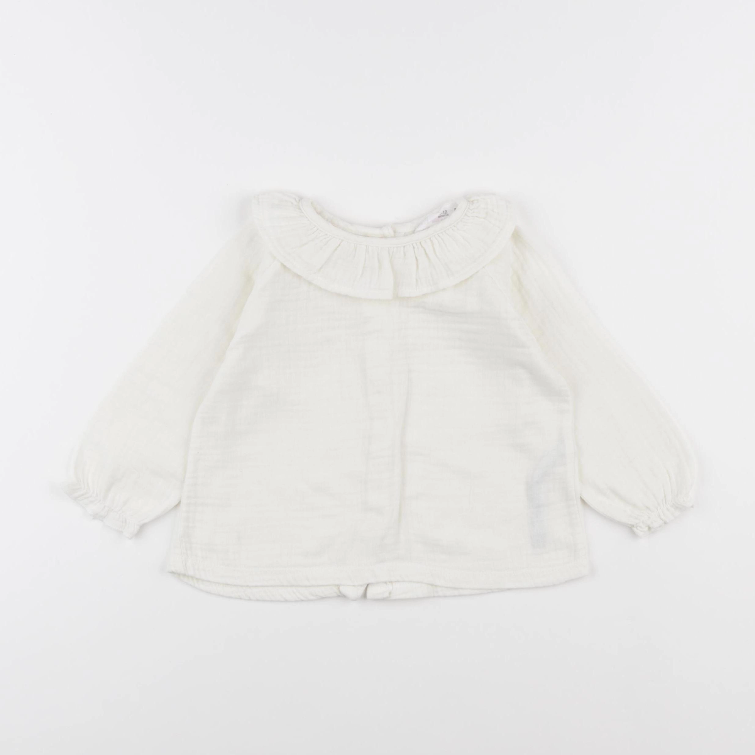 Zara - blouse beige - 9/12 mois