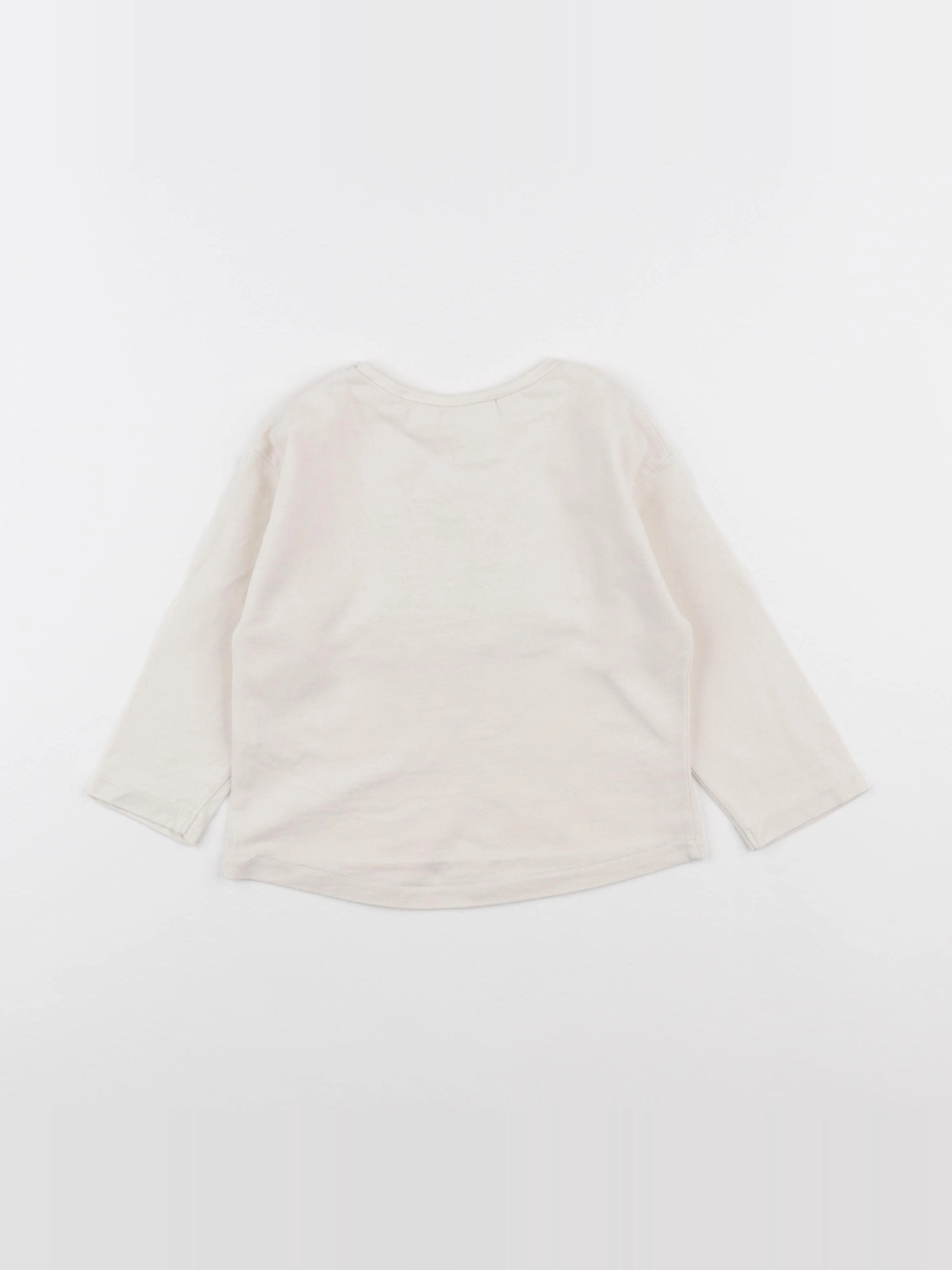 Zara - tee-shirt beige - 9/12 mois