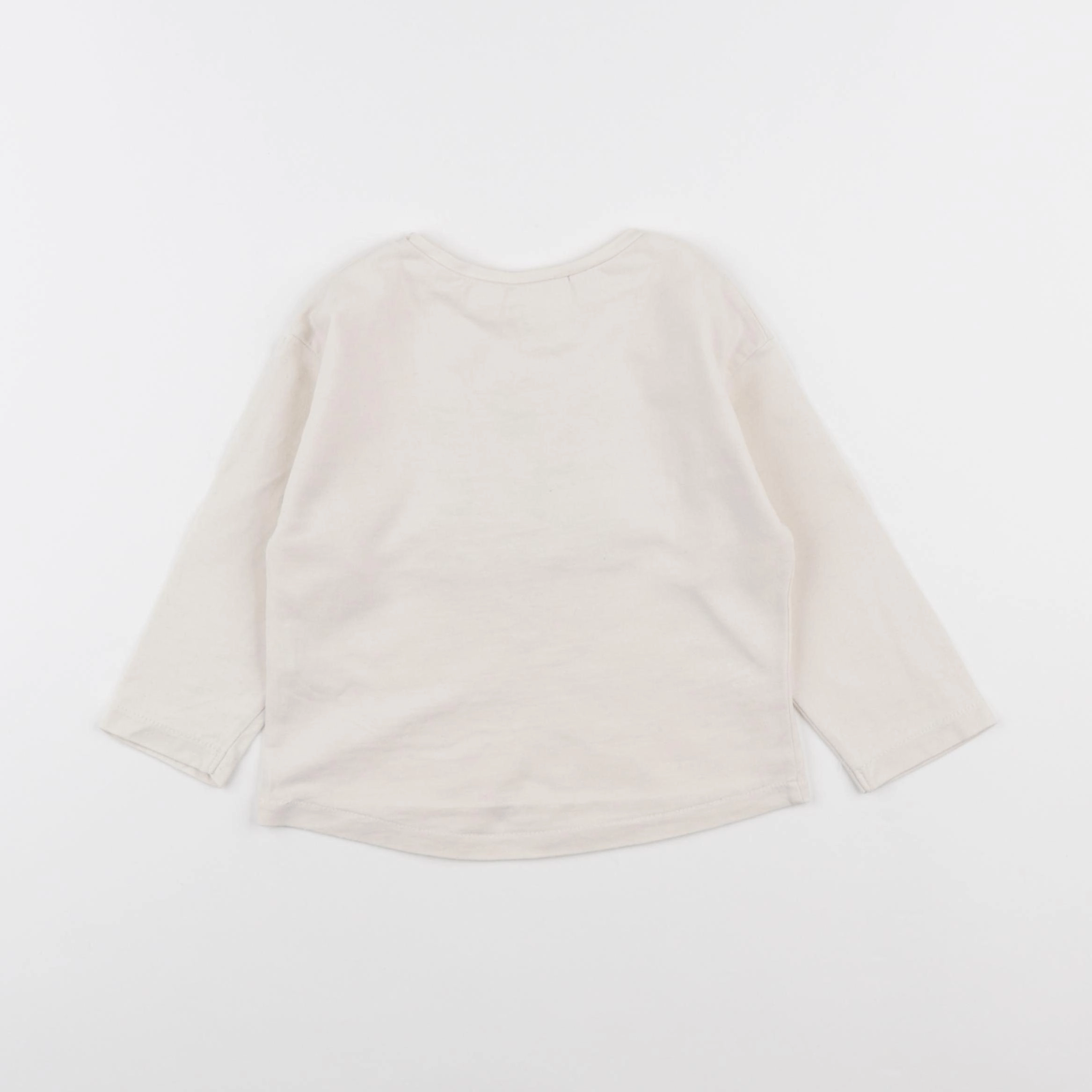 Zara - tee-shirt beige - 9/12 mois