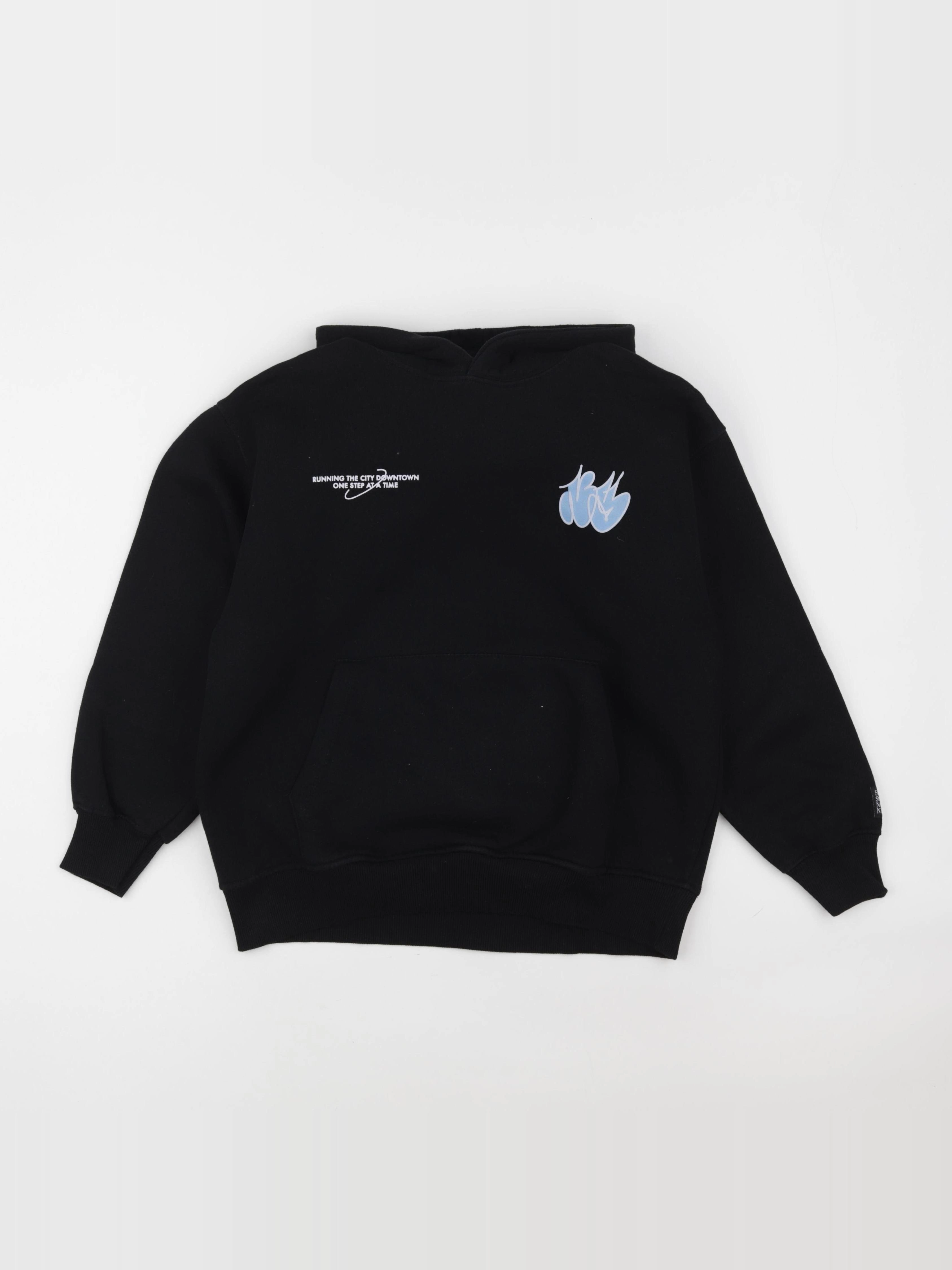 Zara - sweat noir - 11/12 ans