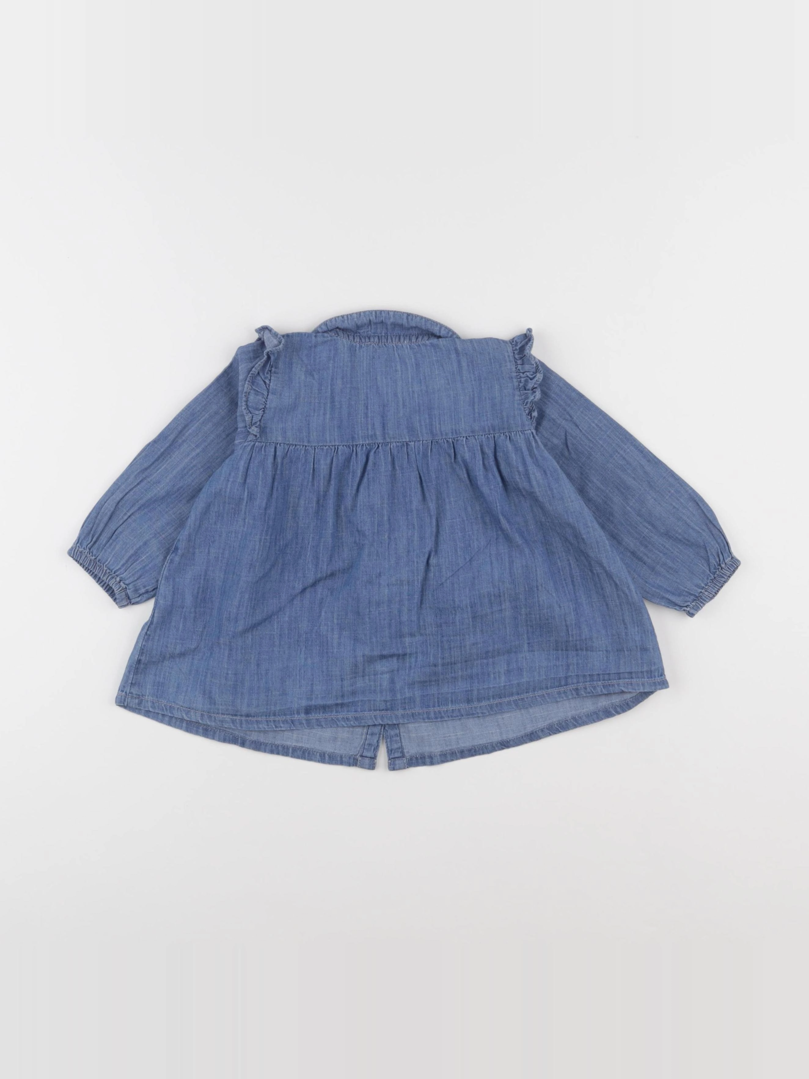 Boutchou - blouse bleu - 18 mois