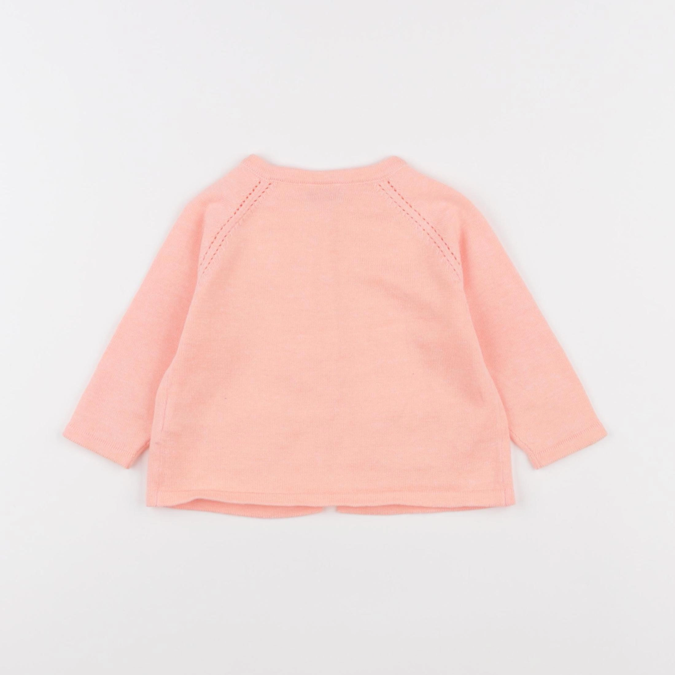 Tape à l'oeil - gilet orange fluo - 9 mois