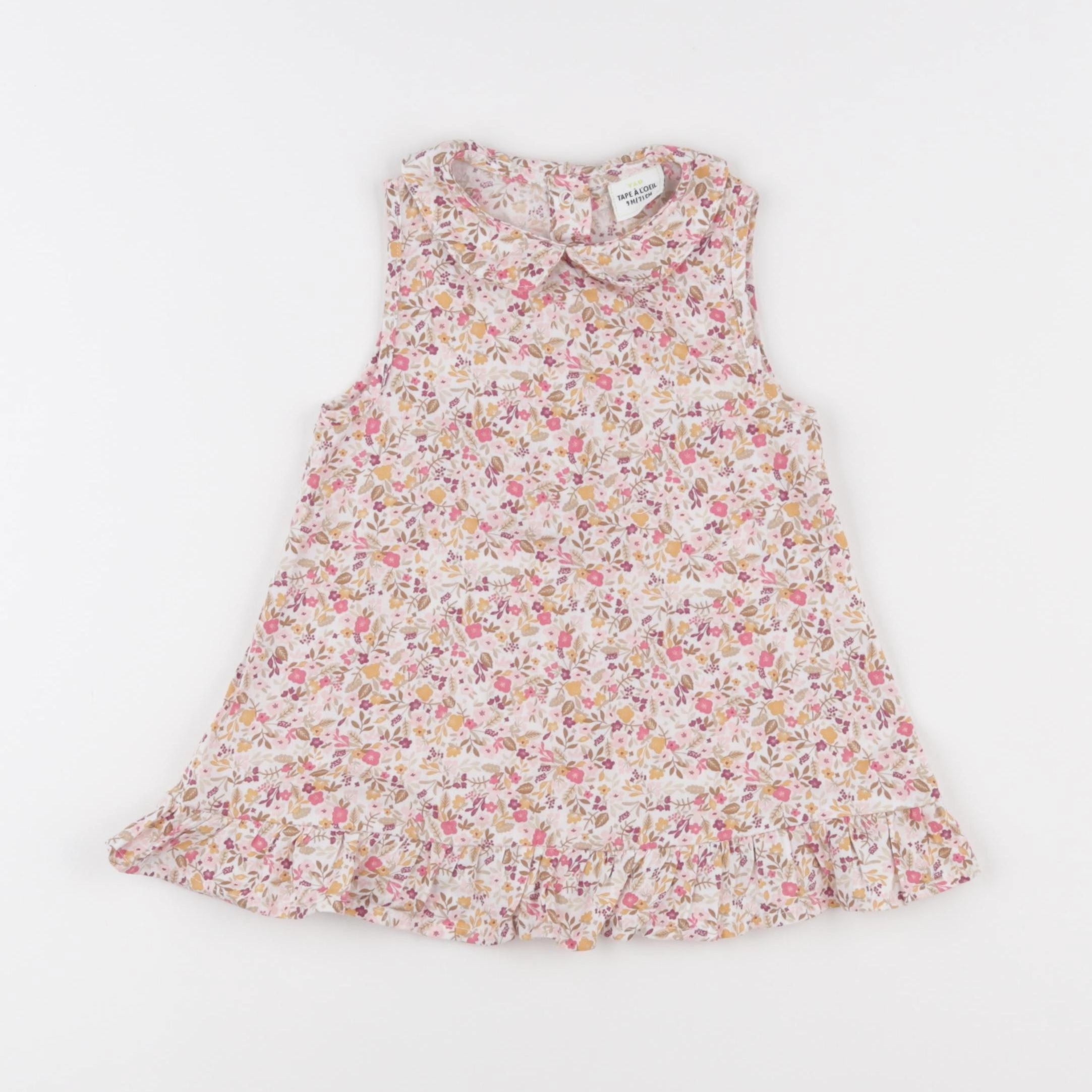 Tape à l'oeil - robe rose - 9 mois