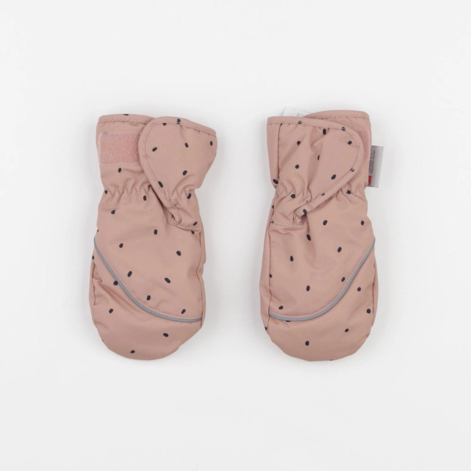 H&M - moufles rose - 2/4 ans