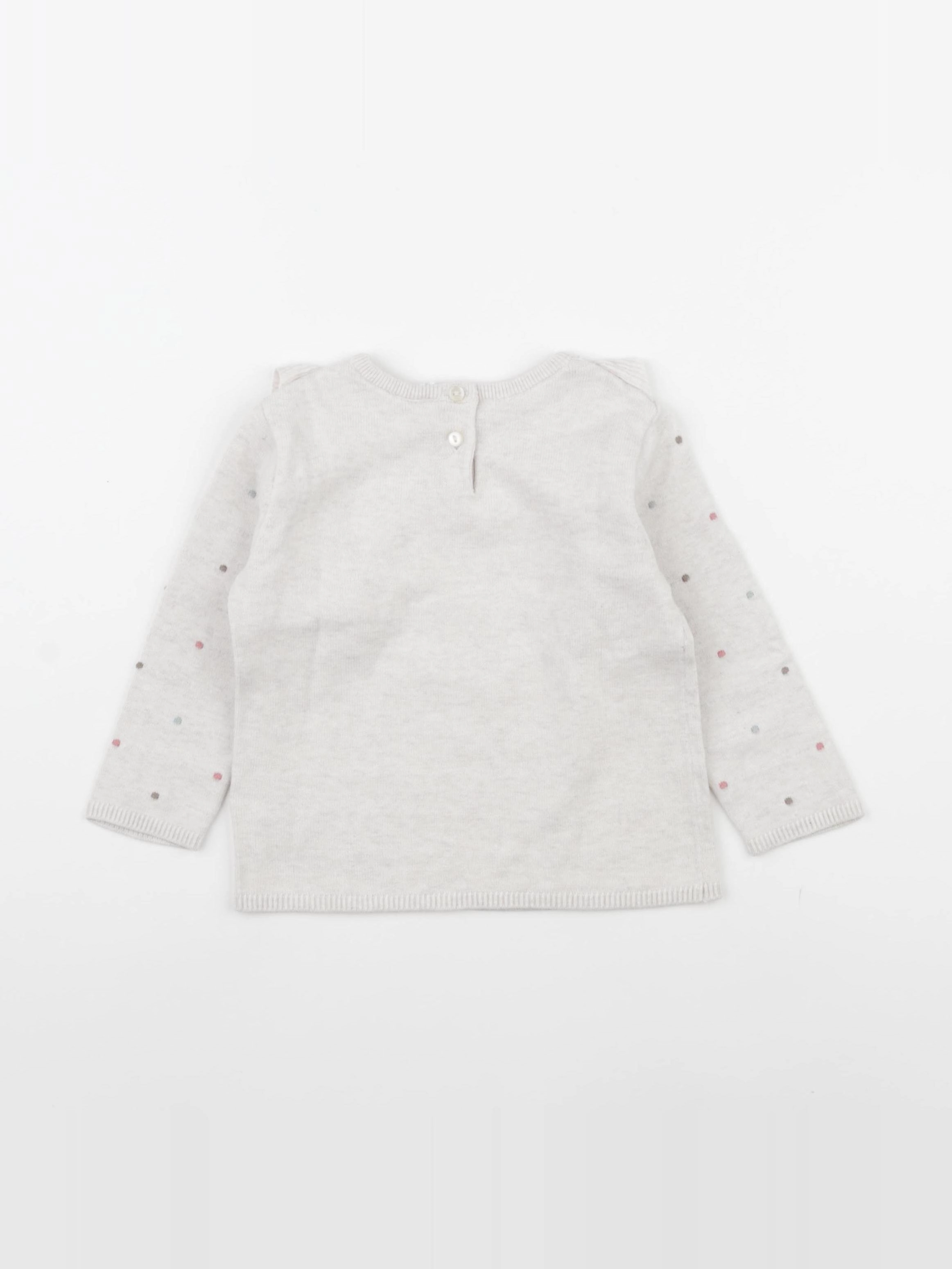 H&M - pull beige - 9/12 mois