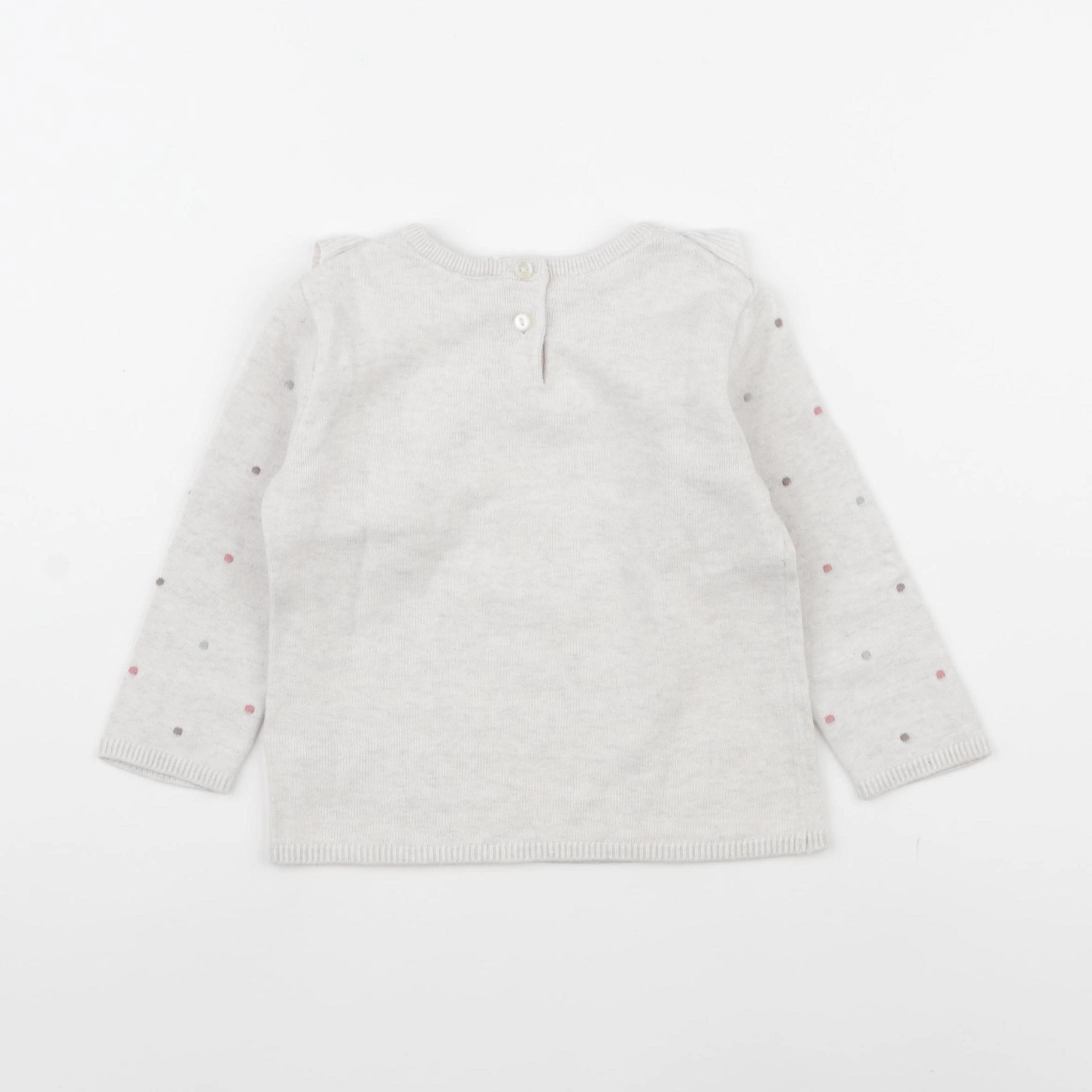 H&M - pull beige - 9/12 mois