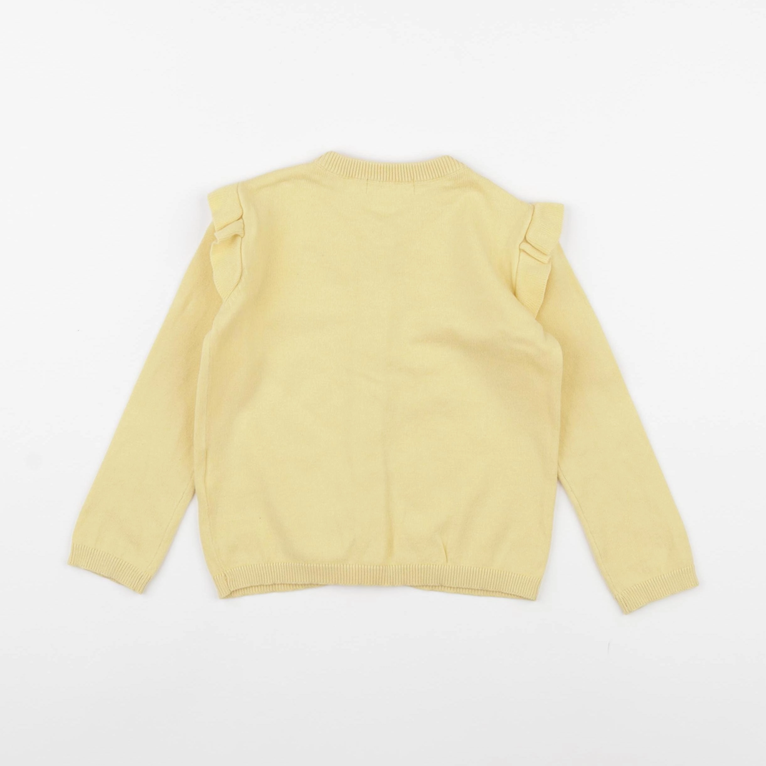 Vertbaudet - gilet jaune - 2 ans