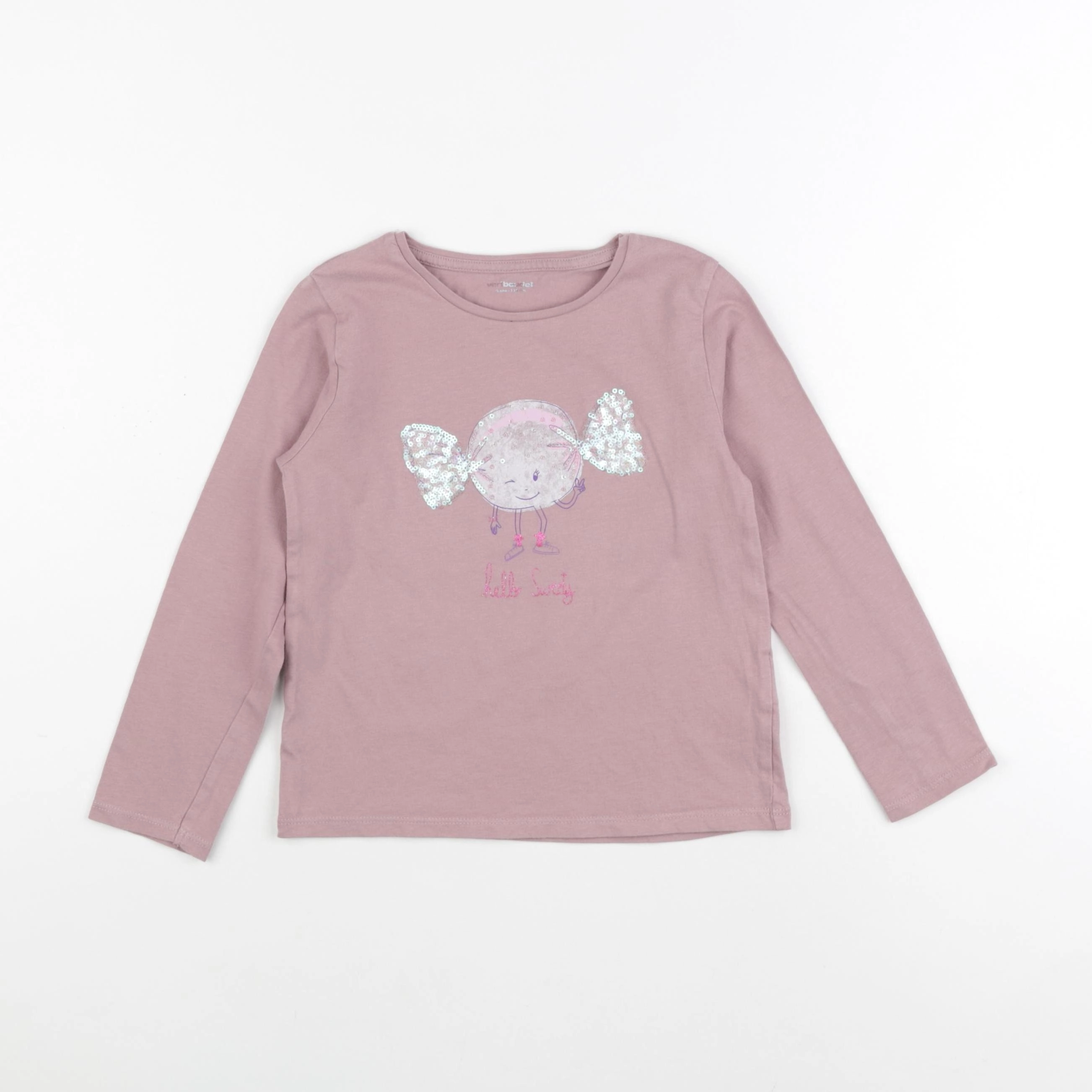 Vertbaudet - tee-shirt rose - 5 ans