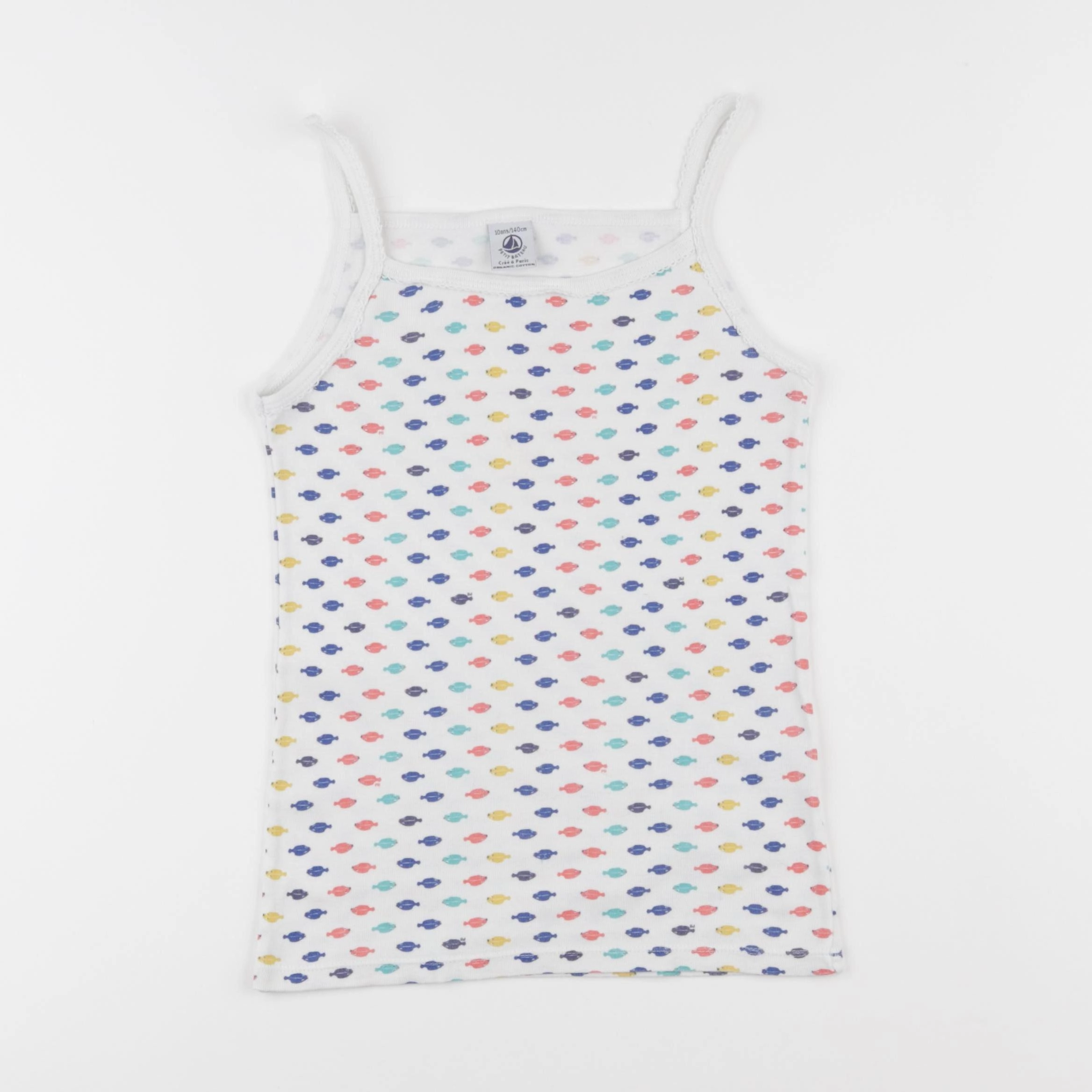 Petit Bateau - maillot de corps blanc - 10 ans