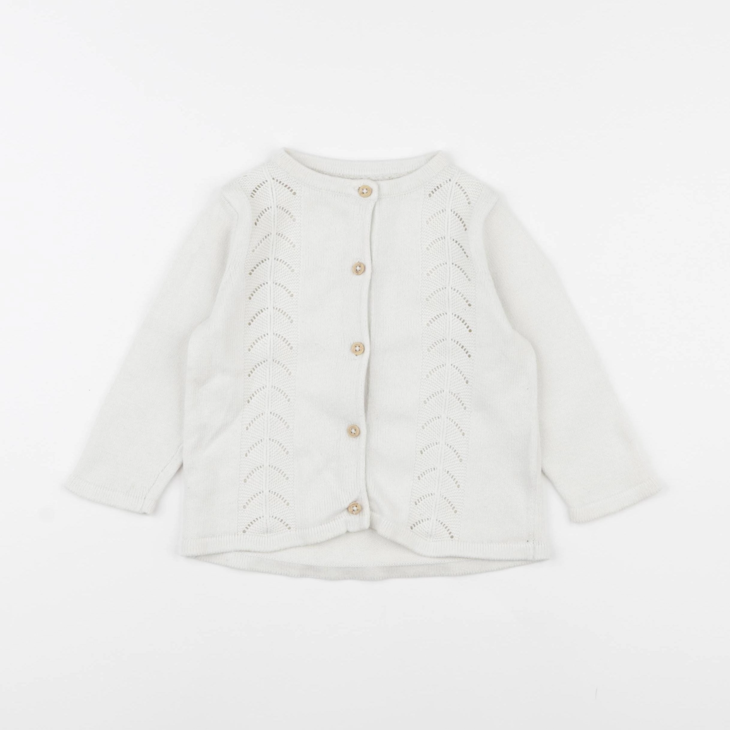Tape à l'oeil - gilet blanc - 24 mois