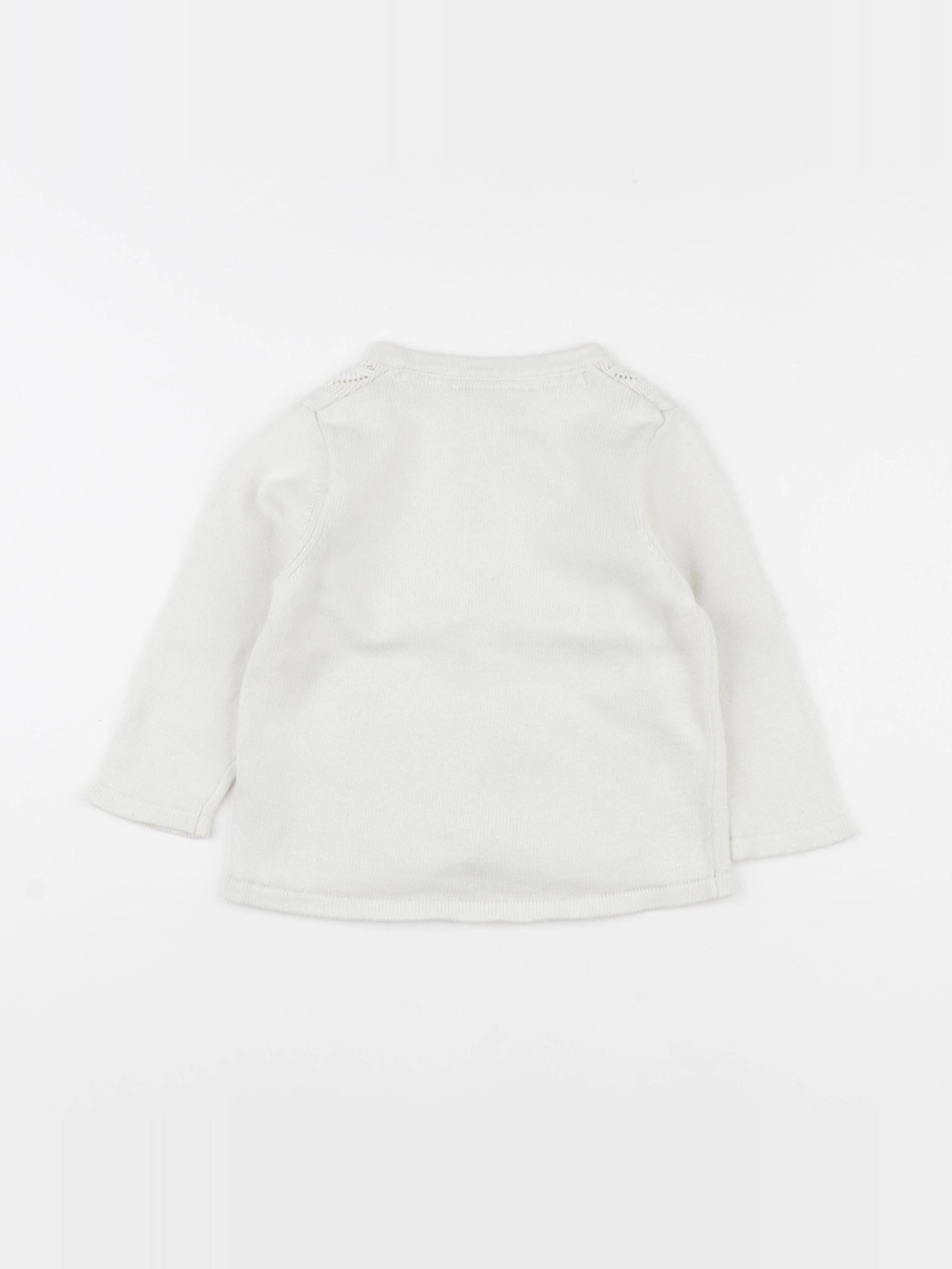 Tape à l'oeil - gilet blanc - 24 mois