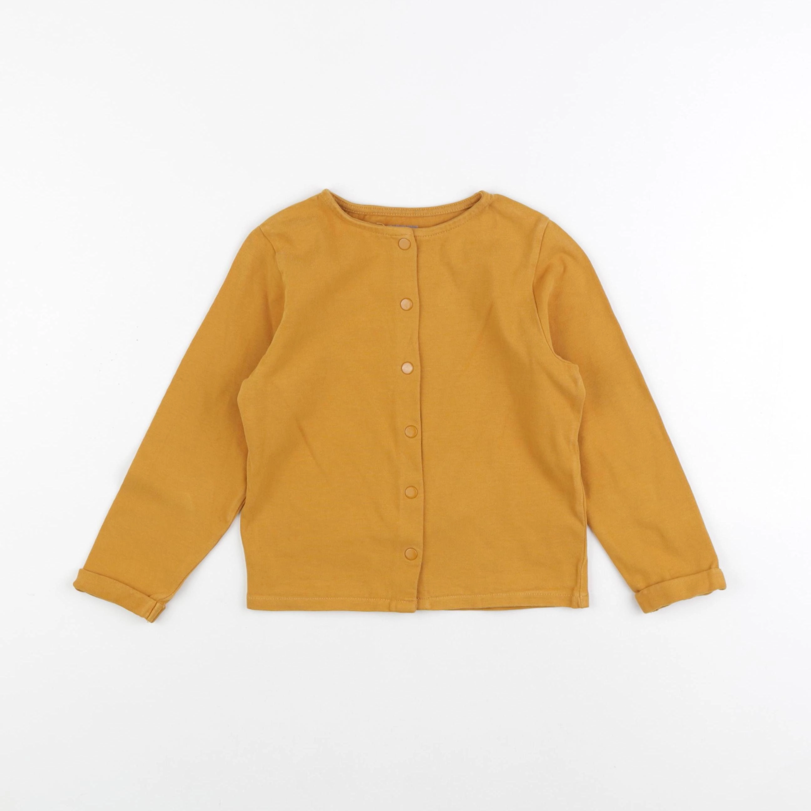 Vertbaudet - gilet jaune - 6 ans