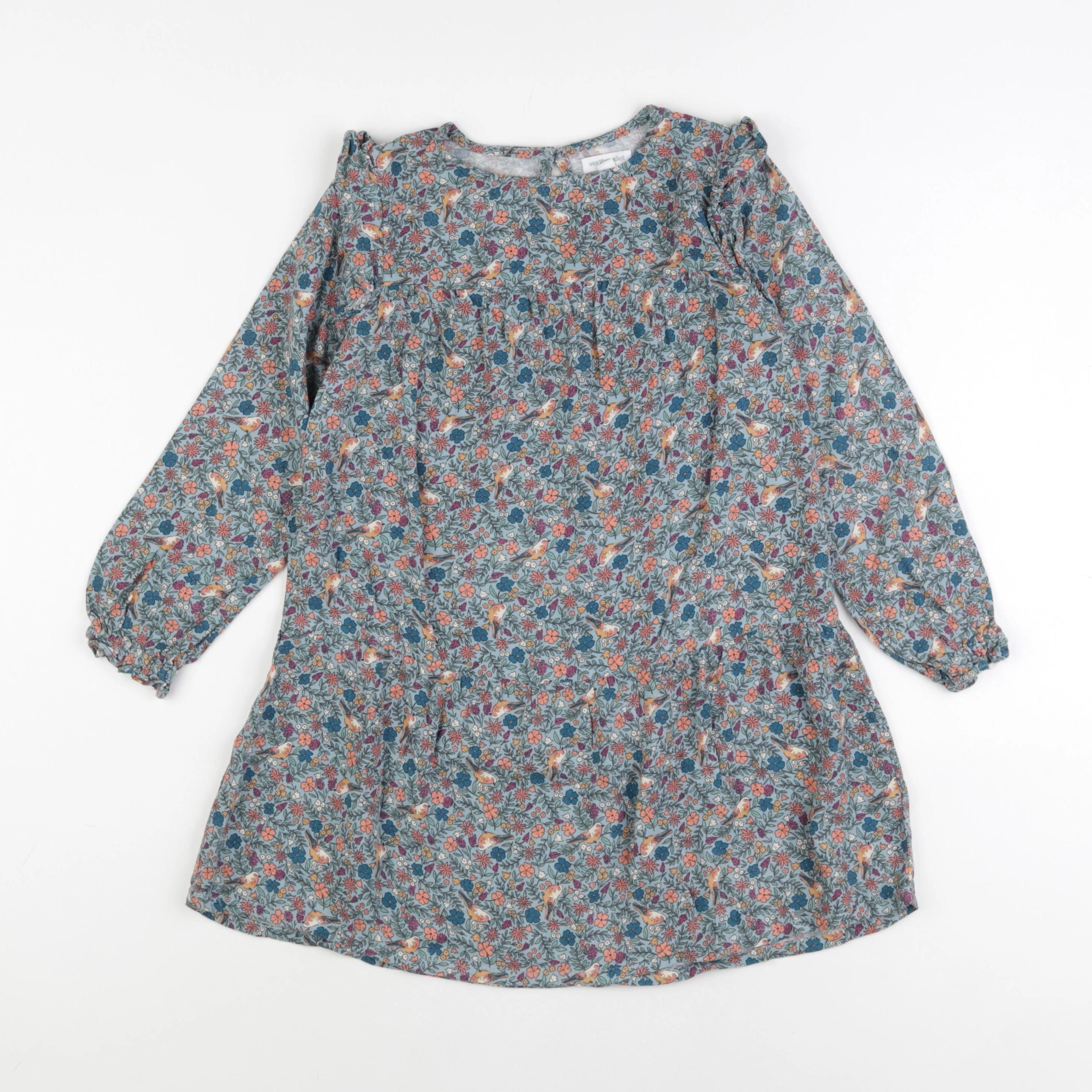 Vertbaudet - robe bleu - 6 ans