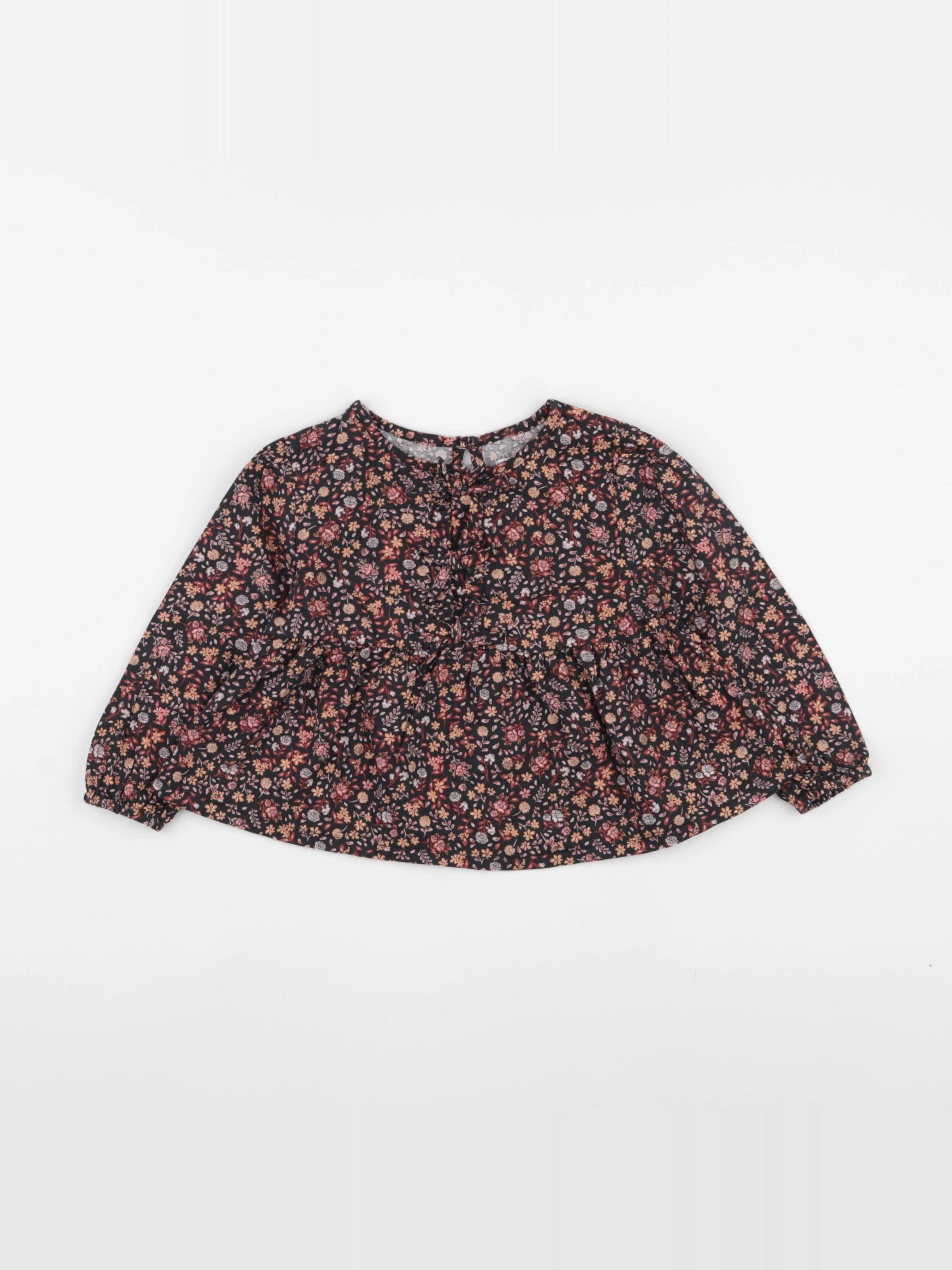 Vertbaudet - blouse noir - 2 ans